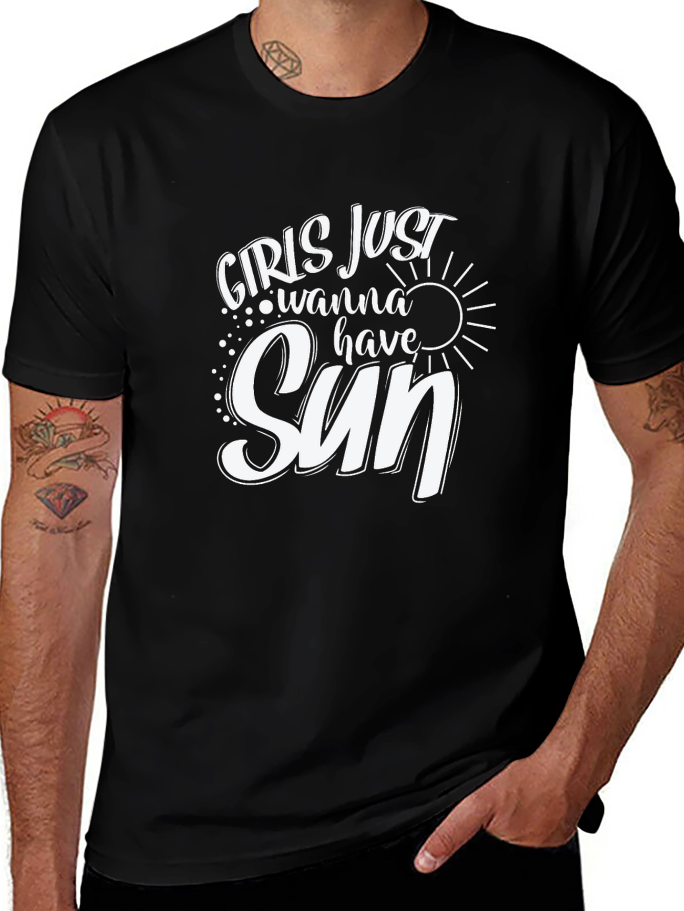 Girls Just Wanna Have Sun Graphic Tee
