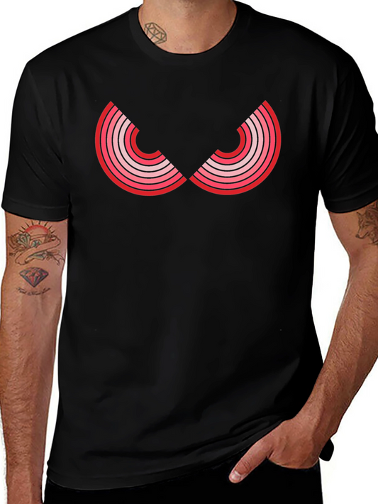 Red Eye Graphic Black T-Shirt