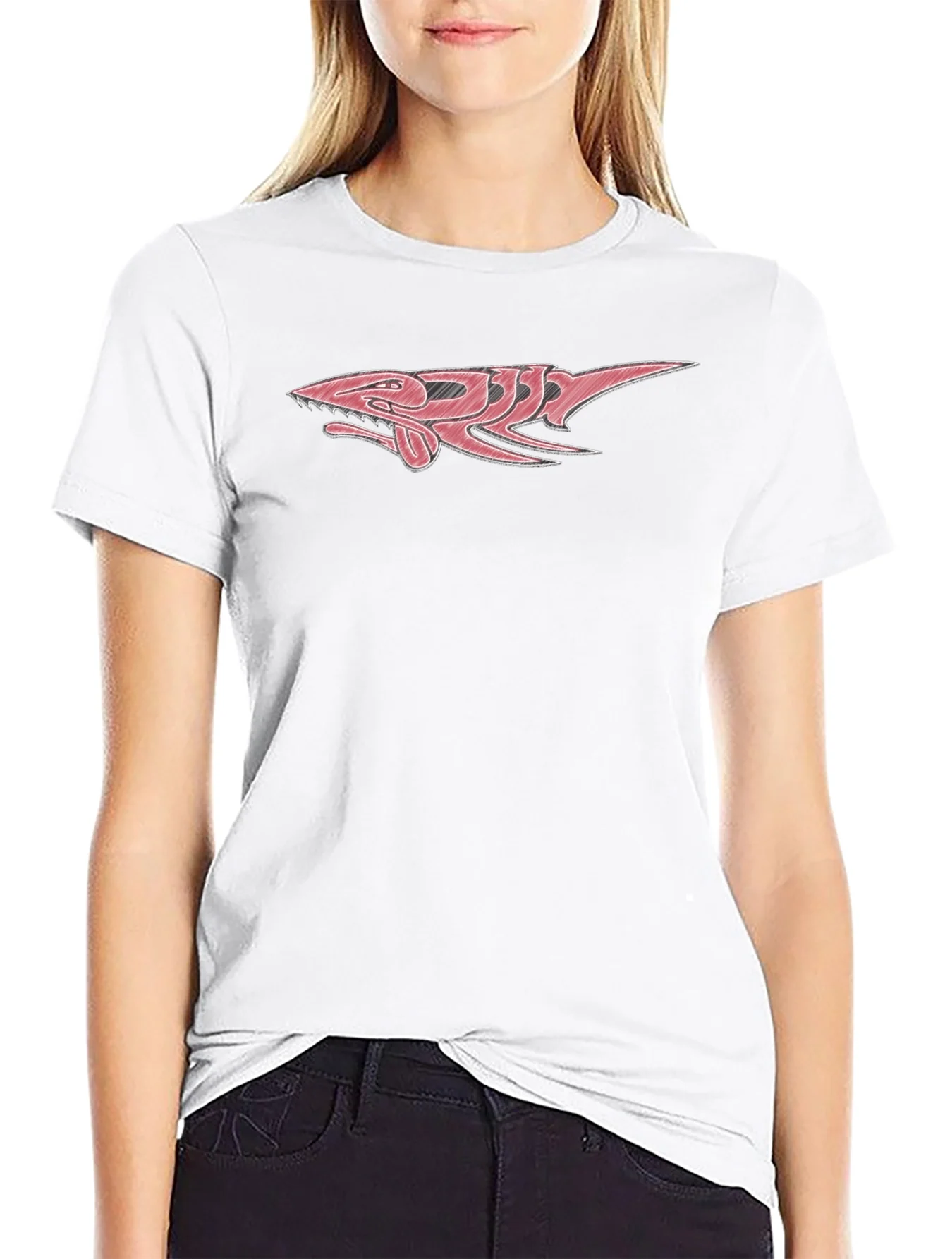 Shark Graphic Black T-Shirt