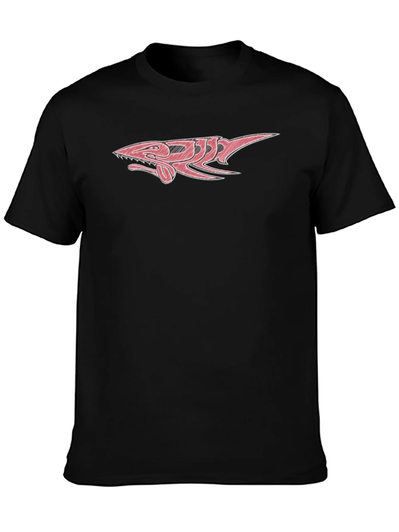 Shark Graphic Black T-Shirt