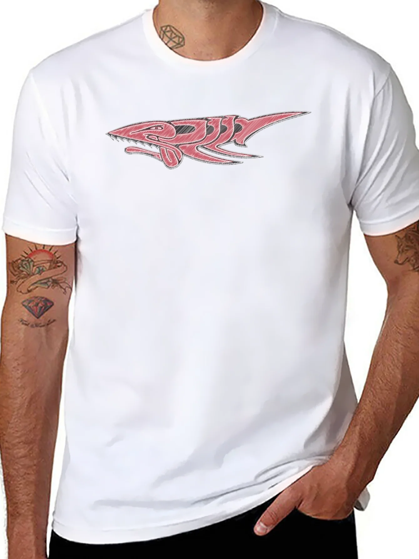 Shark Graphic Black T-Shirt