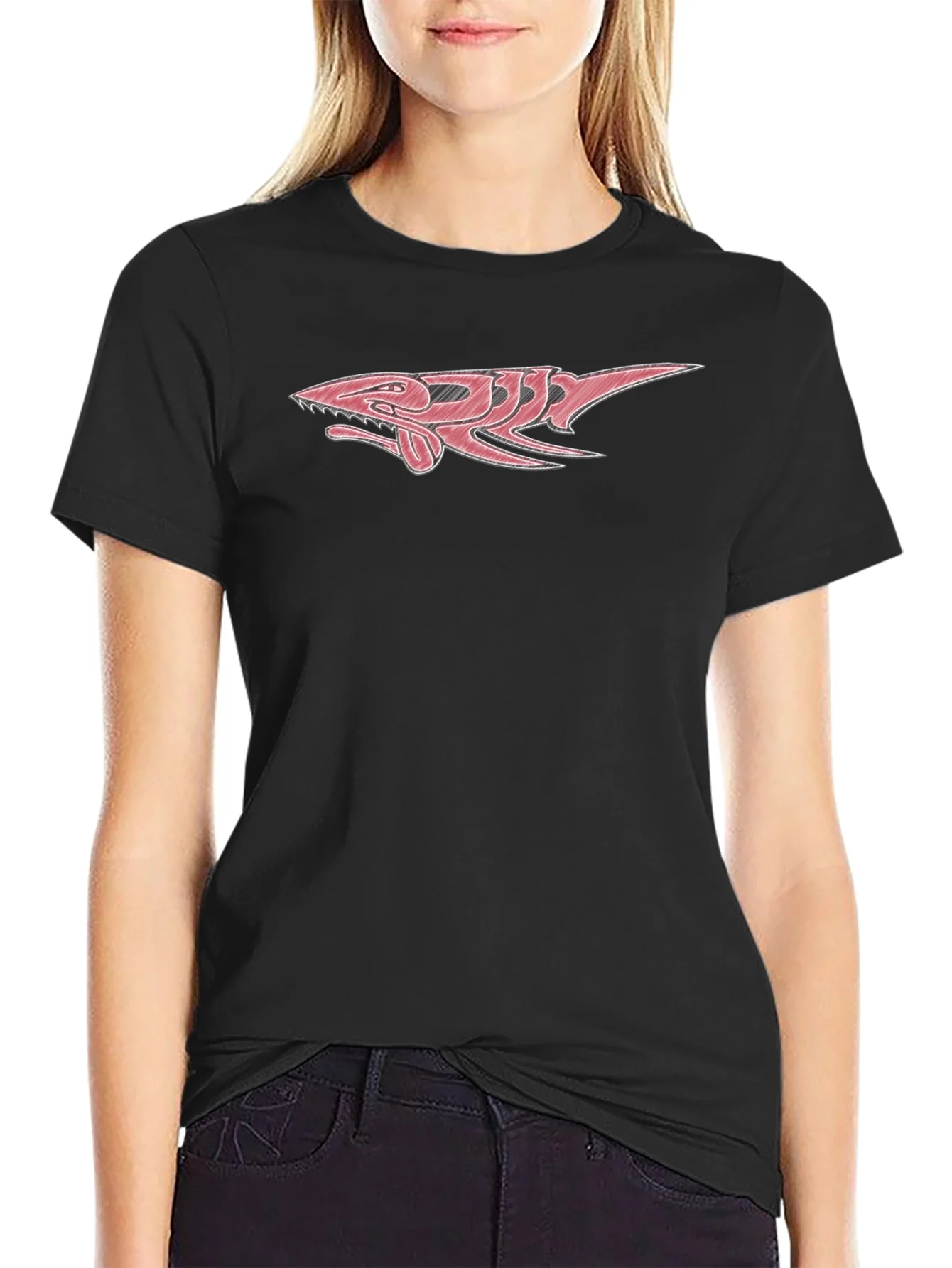 Shark Graphic Black T-Shirt