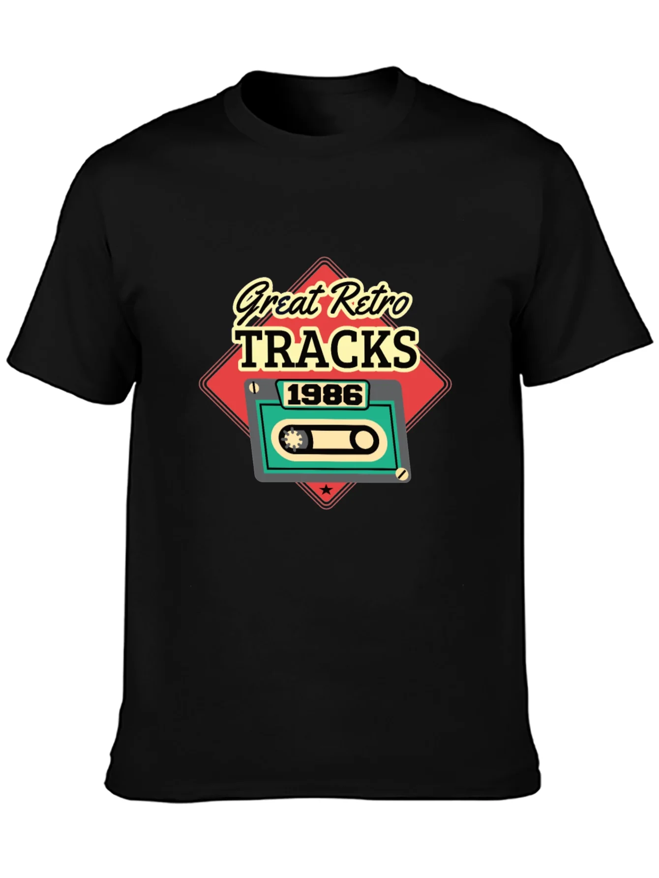 Retro Tracks 1986 Graphic Tee
