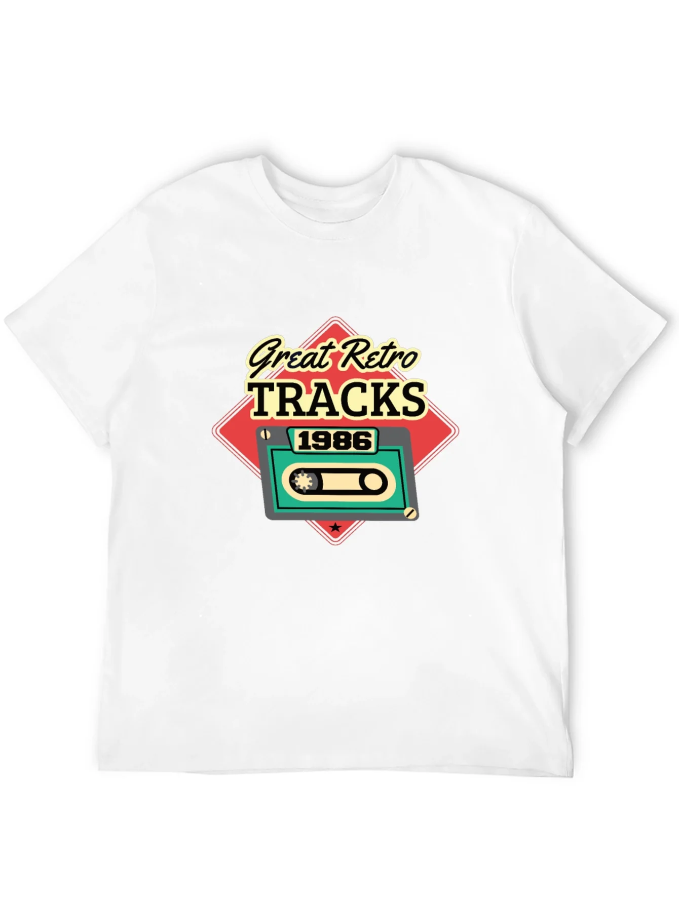 Retro Tracks 1986 Graphic Tee