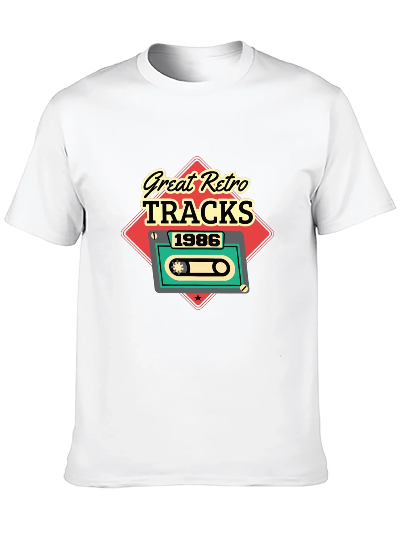 Retro Tracks 1986 Graphic Tee