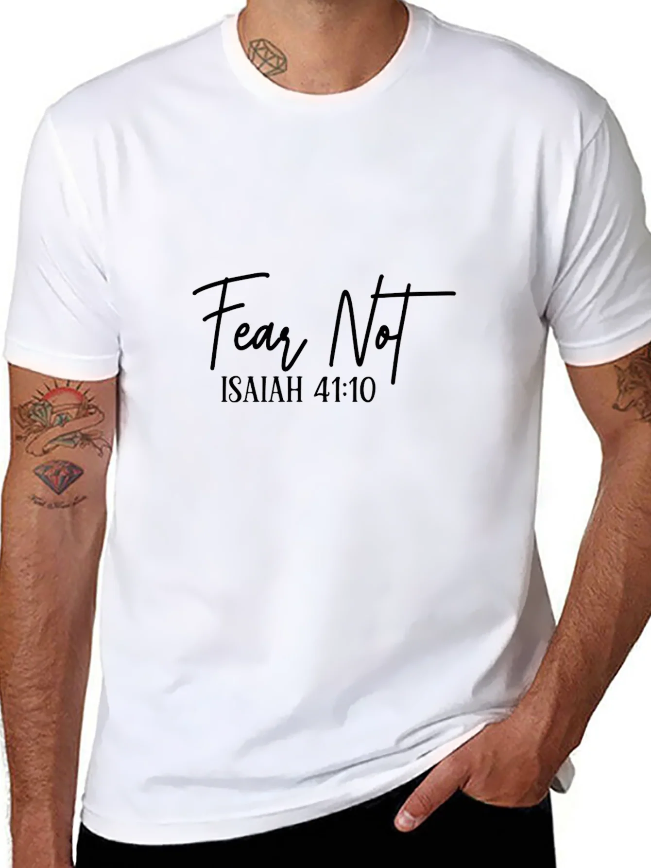 Fear Not Isaiah 41:10 Christian T-Shirt