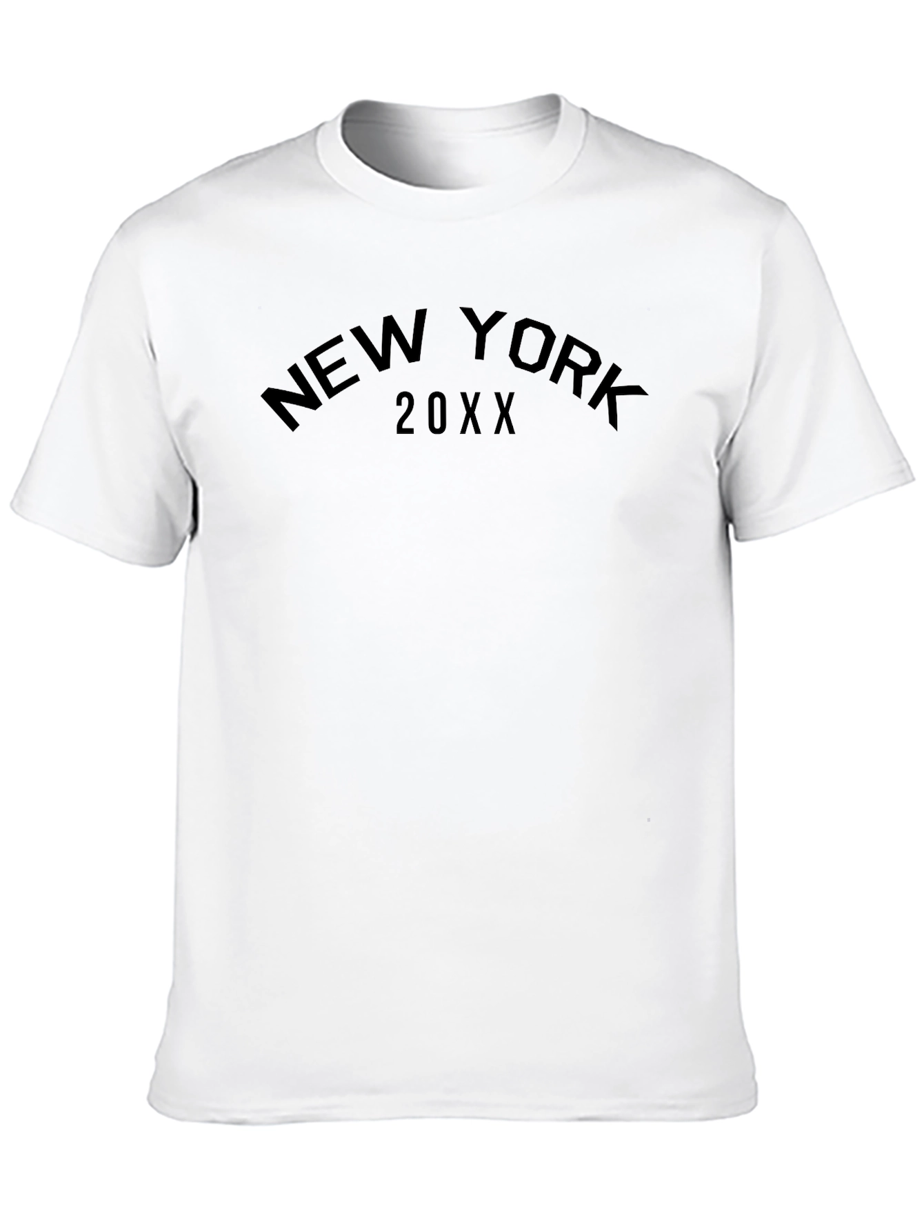 New York 20XX Black T-Shirt