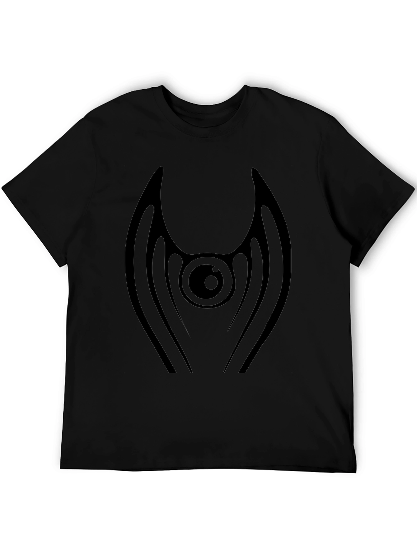 Eye Wing Graphic Black T-Shirt