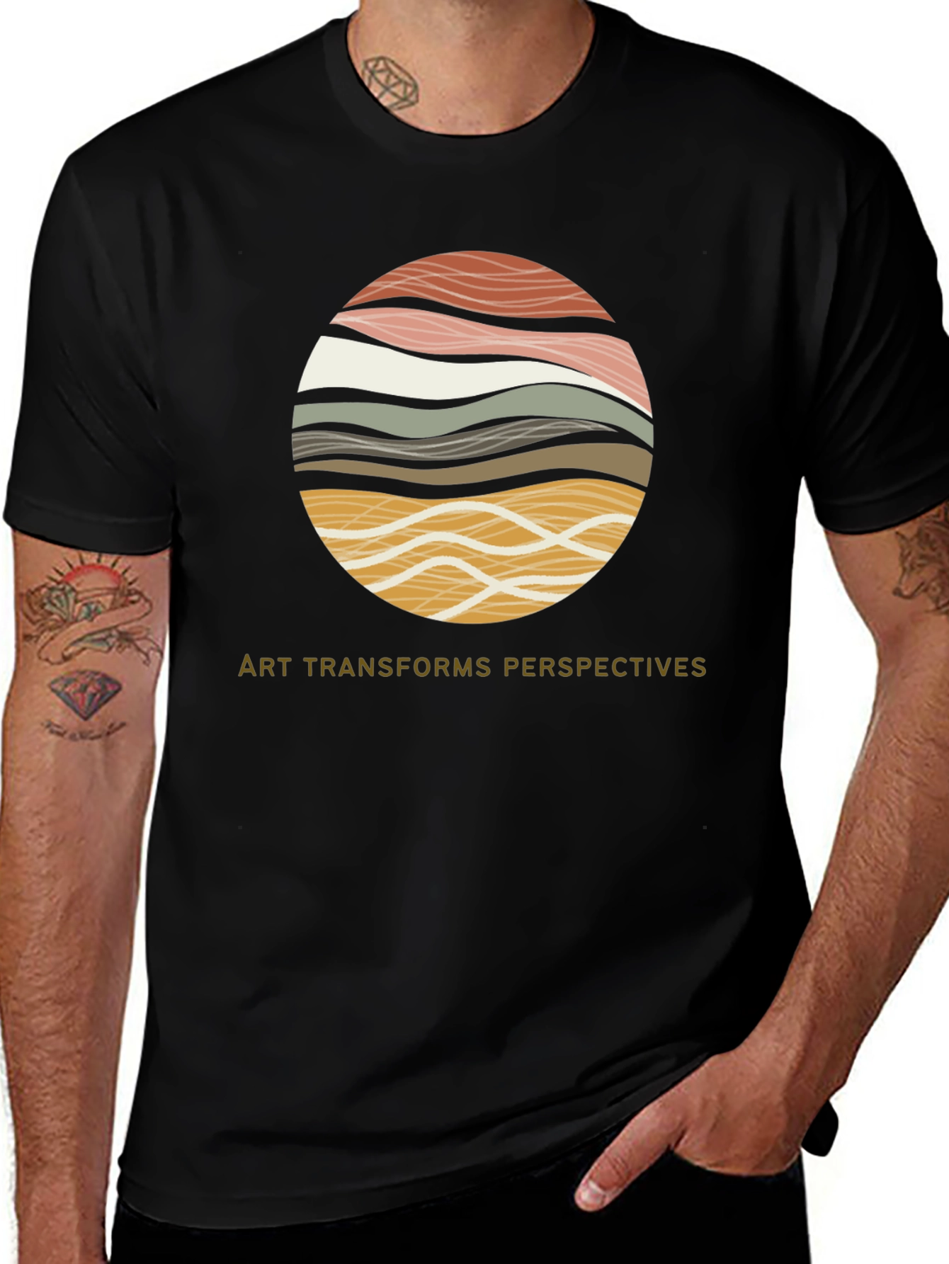 Art Transforms Perspectives Graphic Tee