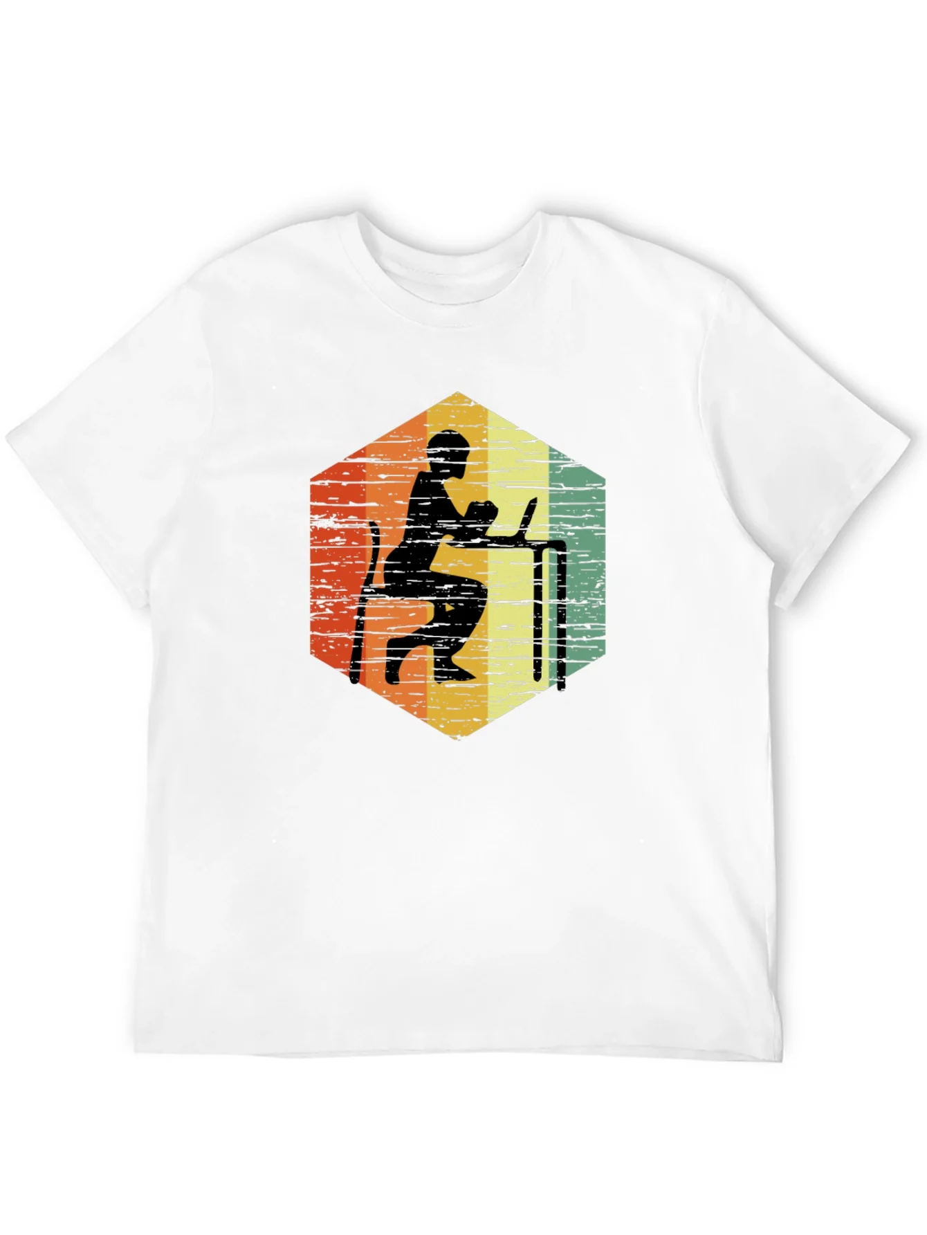 Retro Hexagon Programmer T-Shirt