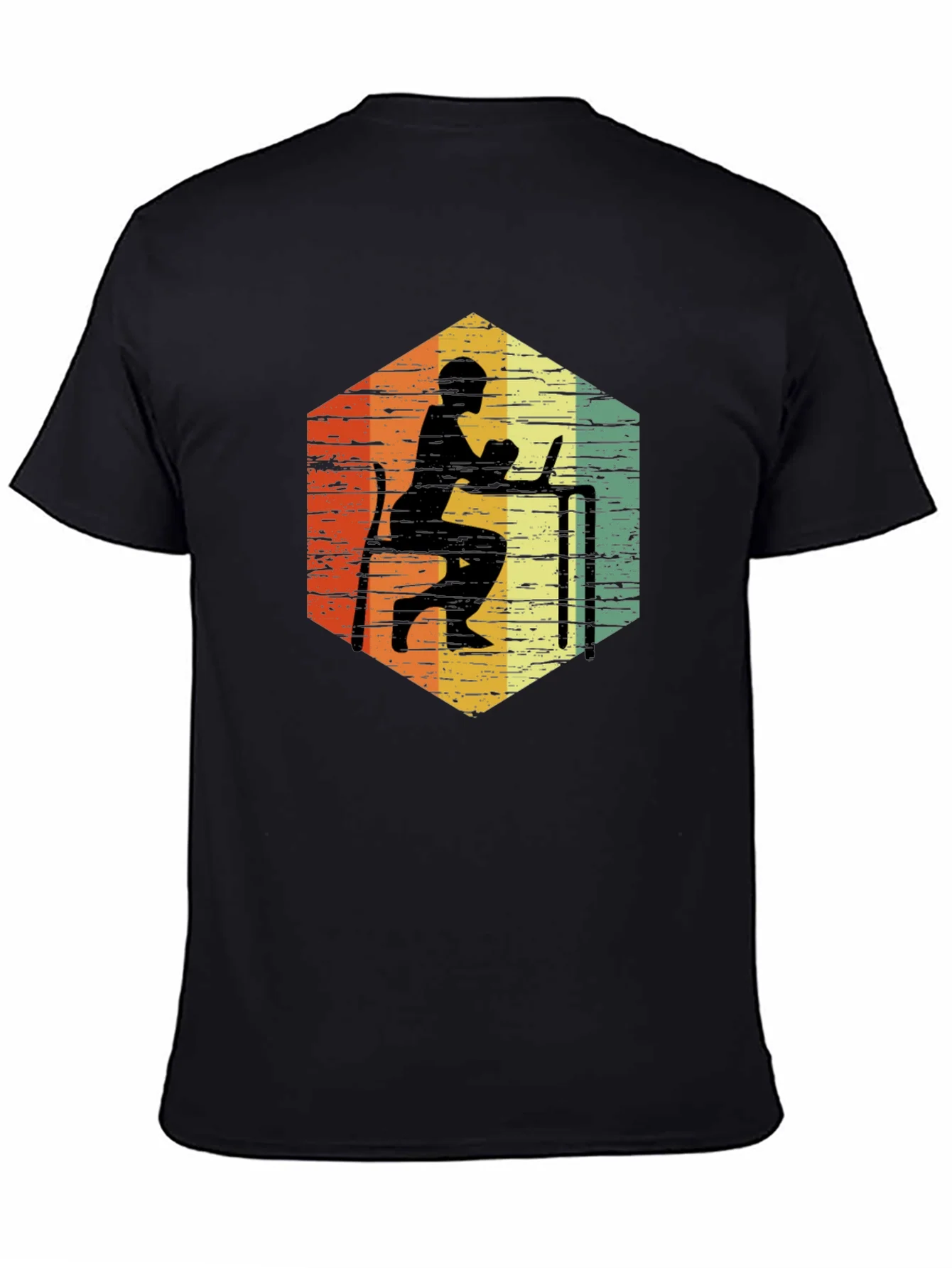 Retro Hexagon Programmer T-Shirt