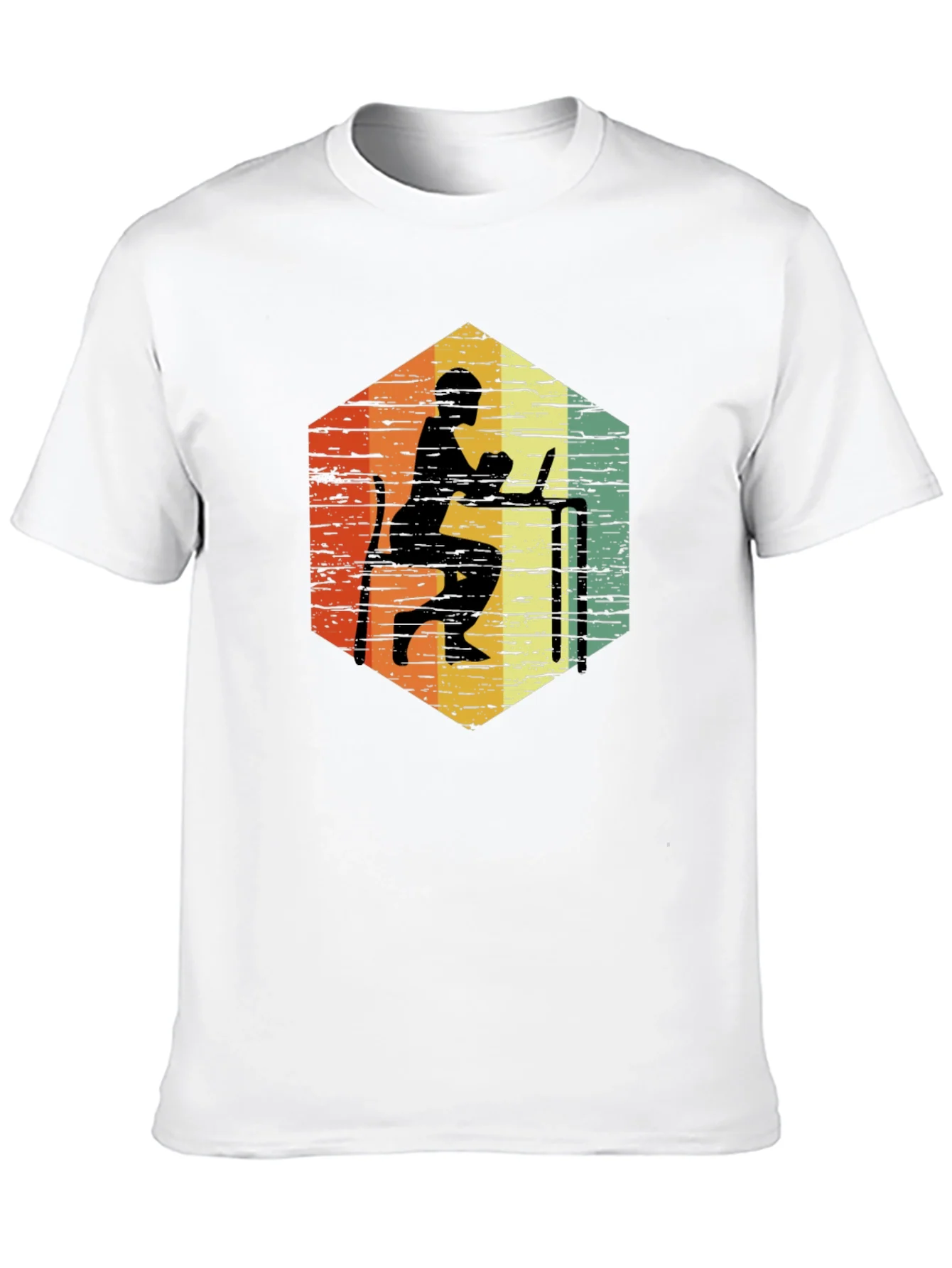 Retro Hexagon Programmer T-Shirt