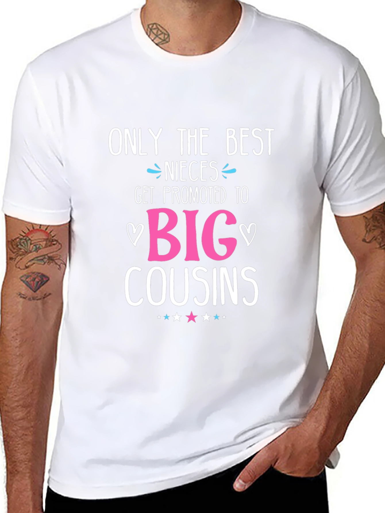 Best Nieces Big Cousins Graphic T-Shirt