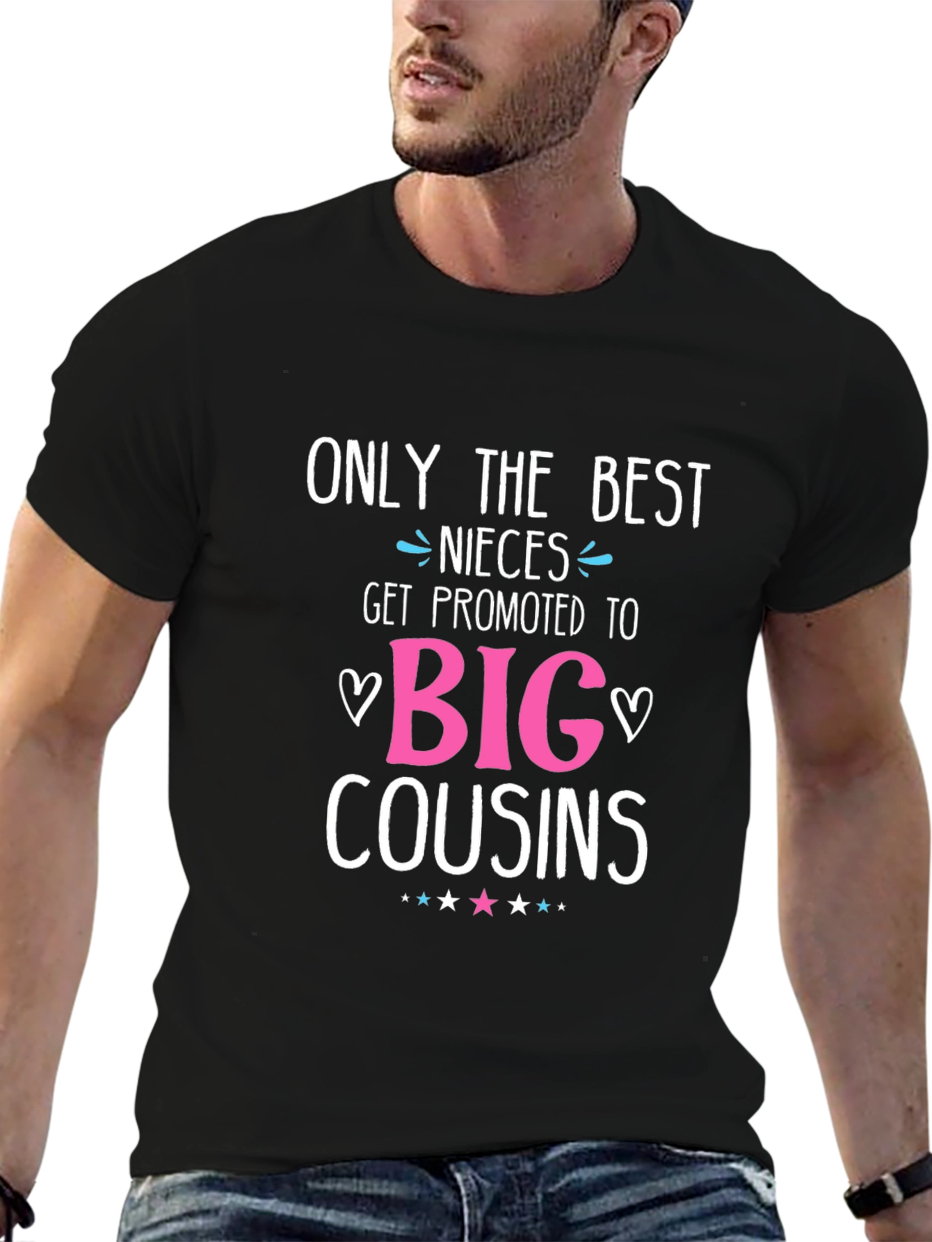 Best Nieces Big Cousins Graphic T-Shirt