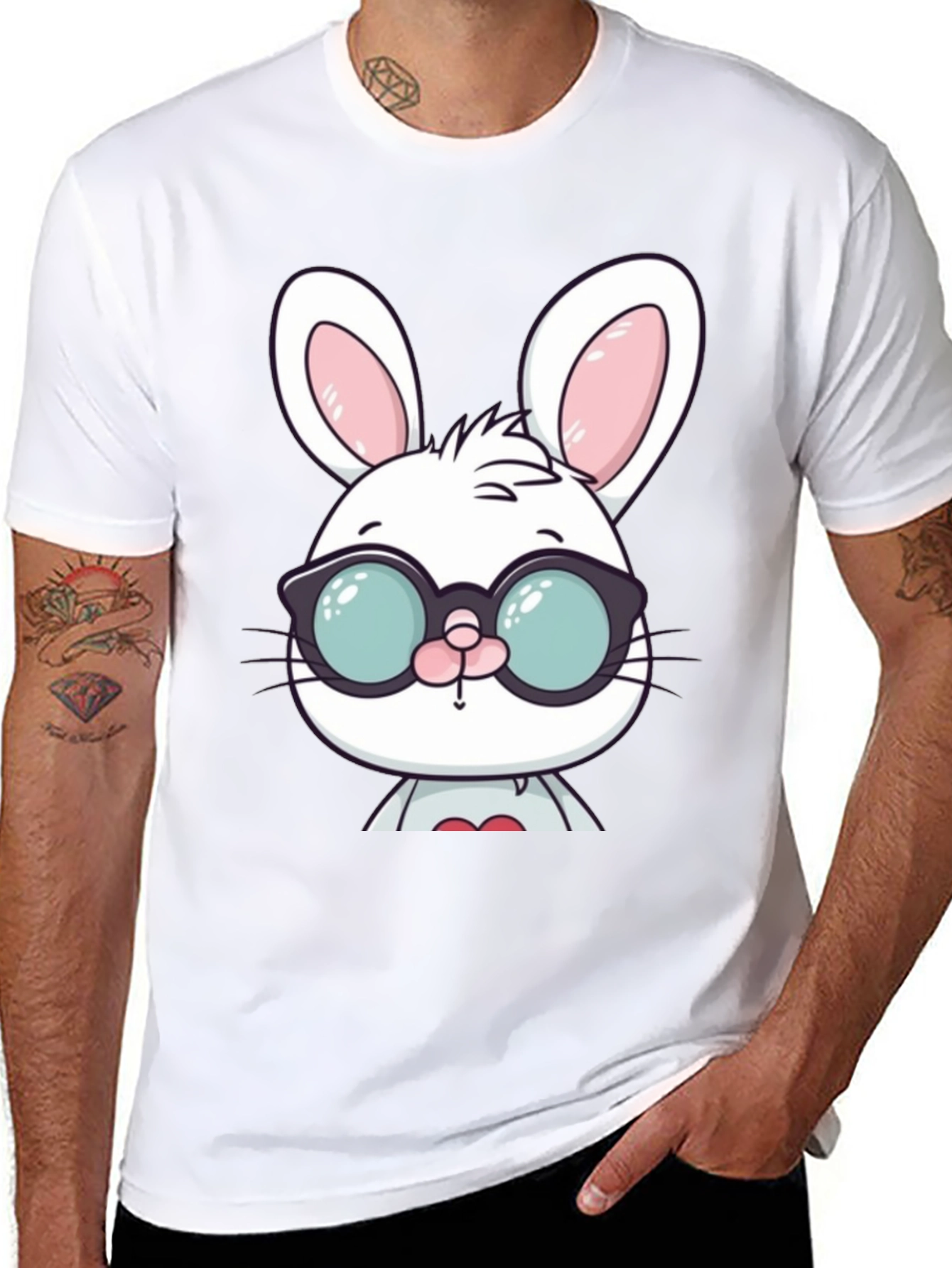 Cool Bunny Graphic Tee