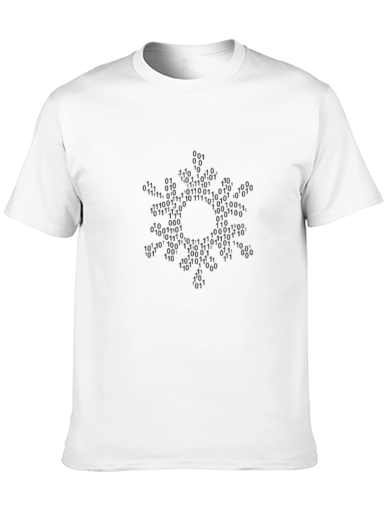 Binary Code Star of David Graphic T-Shirt