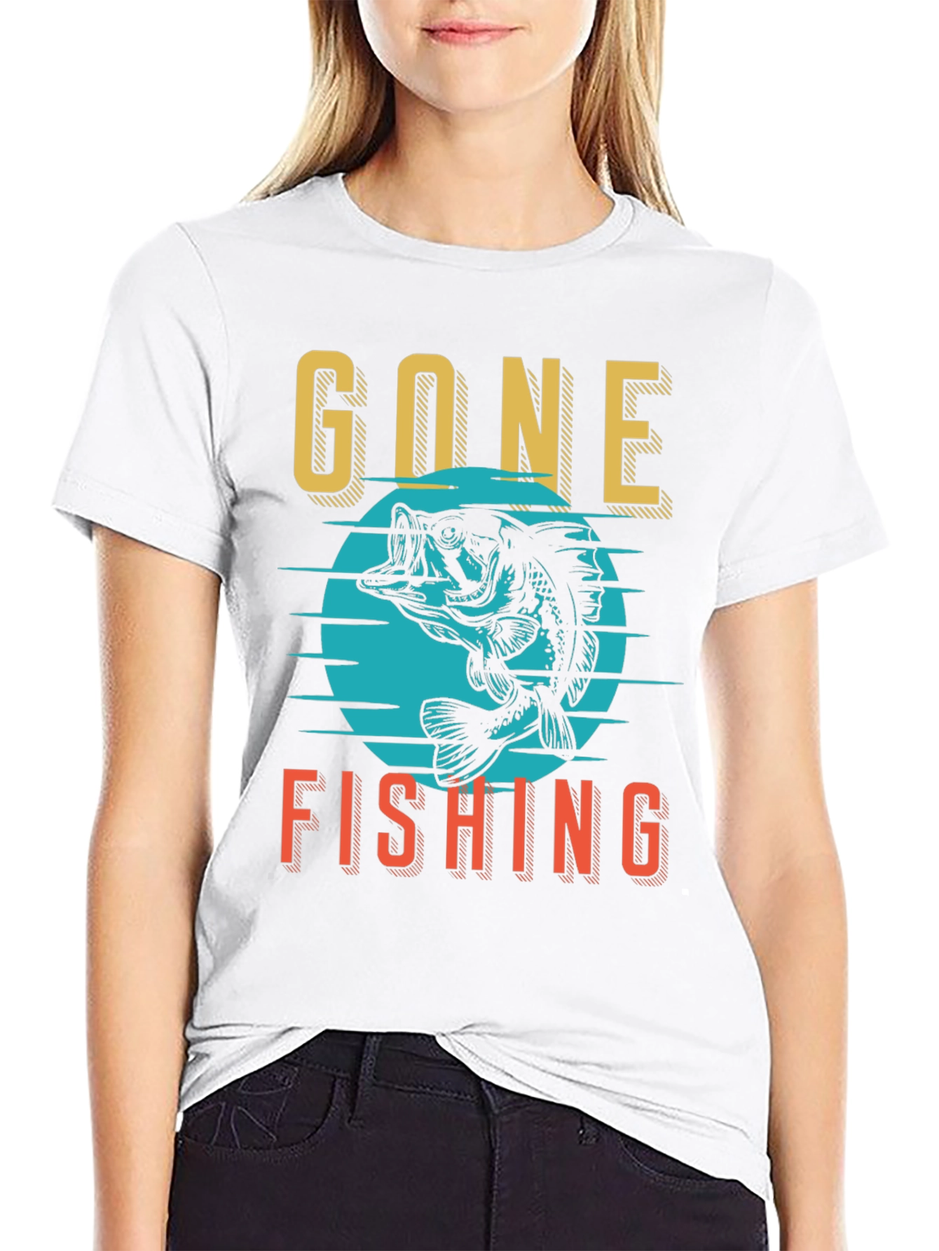 Gone Fishing Graphic Tee - Anglers Delight