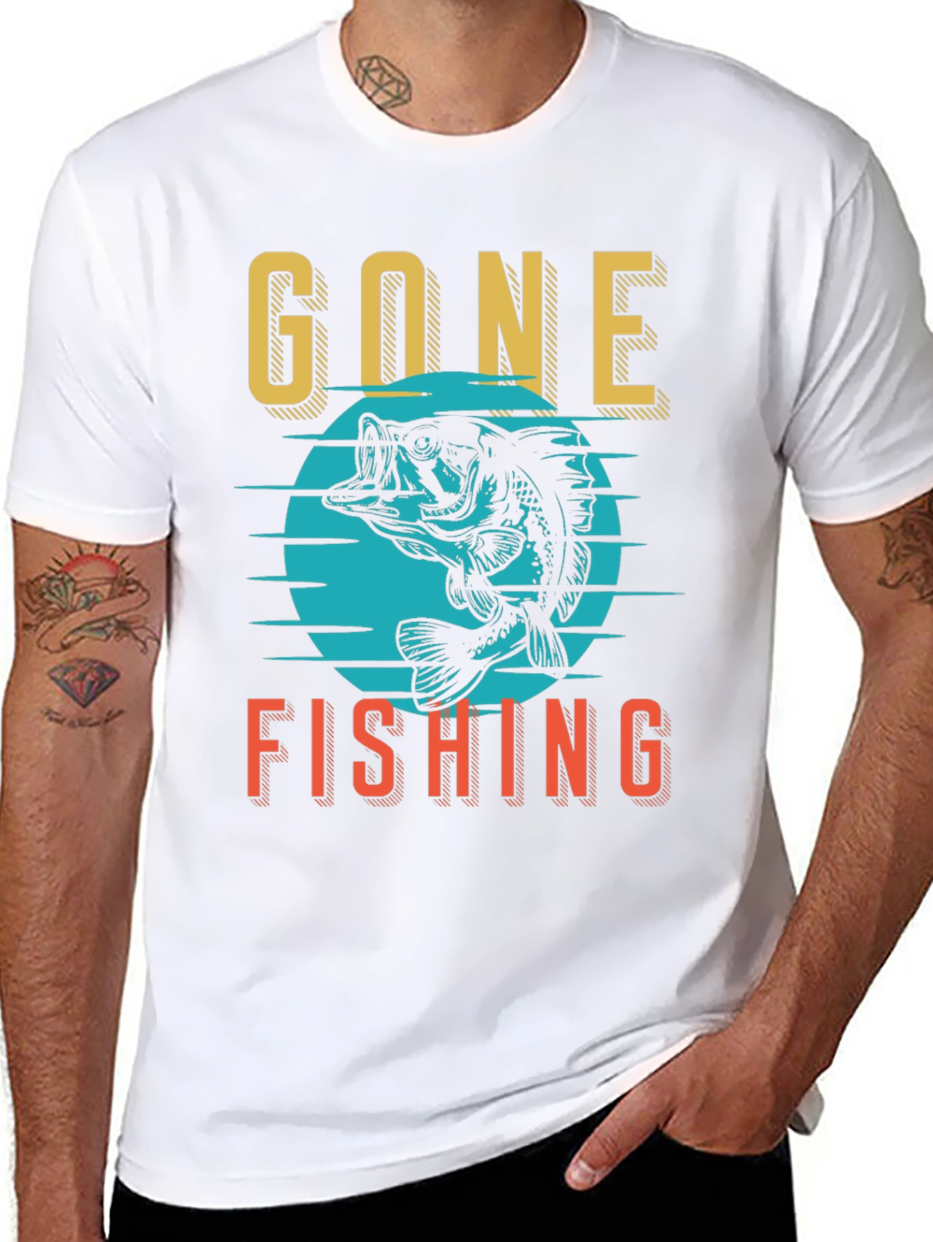Gone Fishing Graphic Tee - Anglers Delight