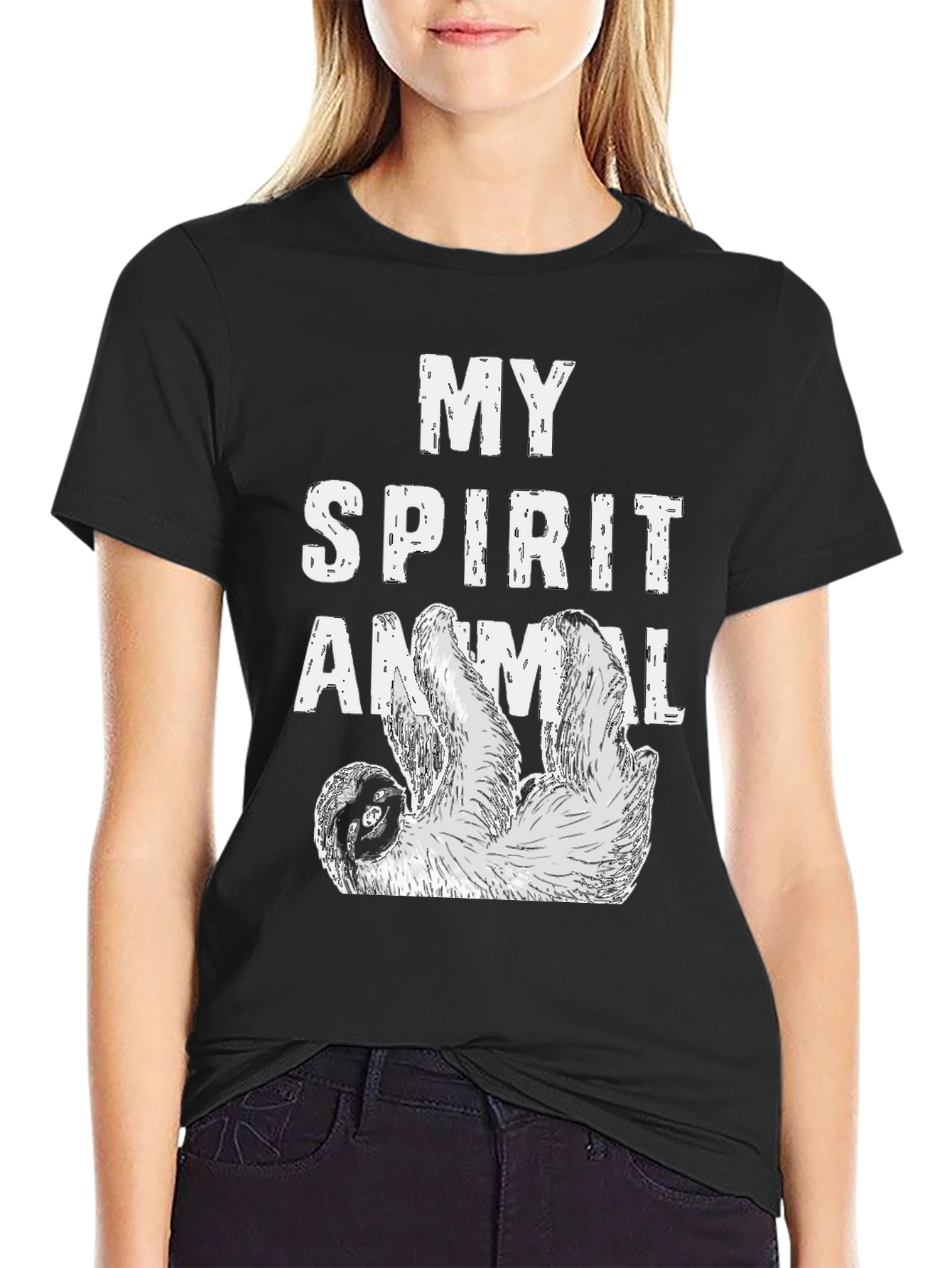 My Spirit Animal Sloth Graphic T-Shirt