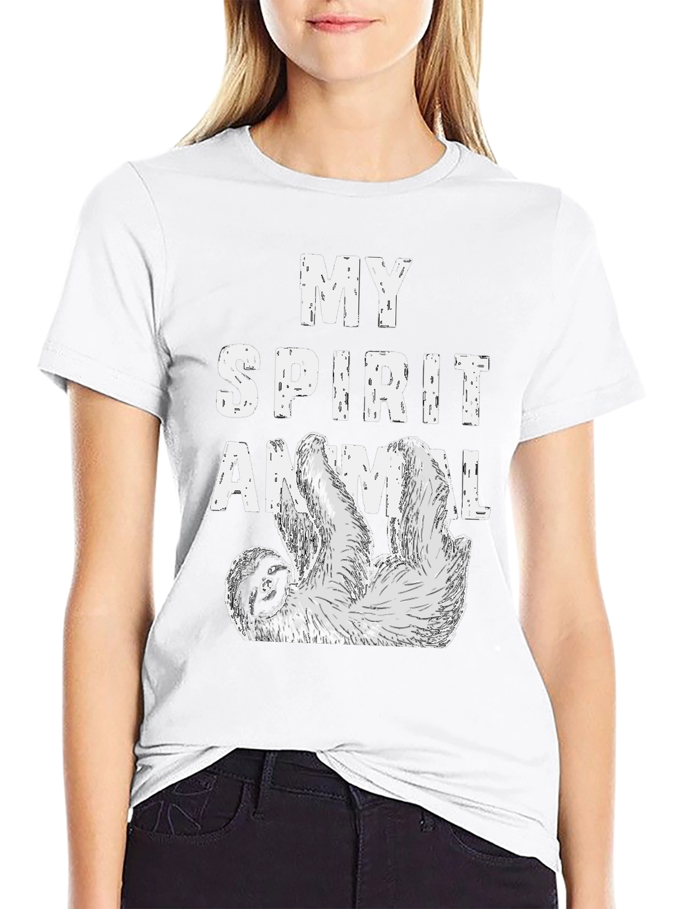 My Spirit Animal Sloth Graphic T-Shirt