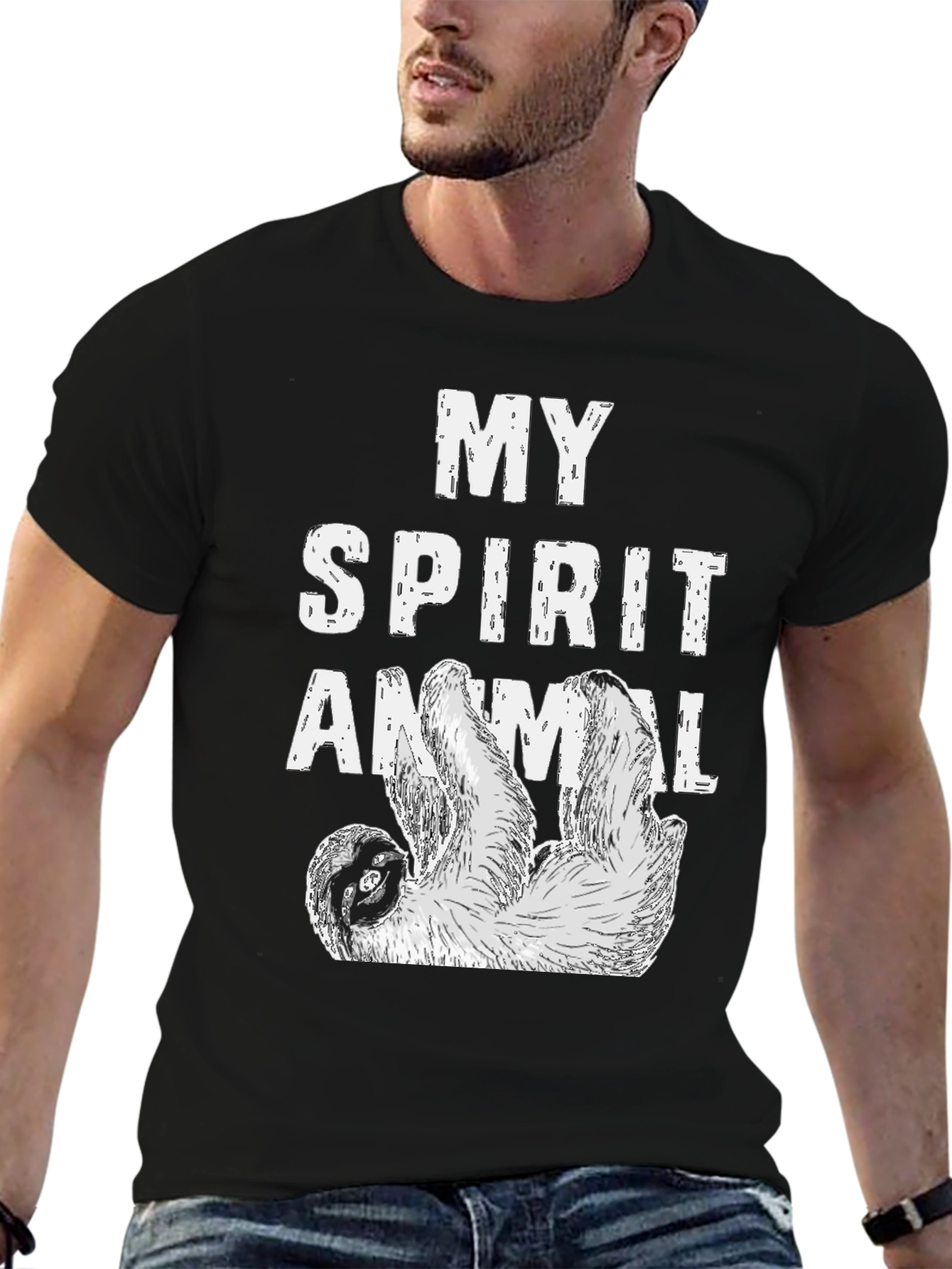 My Spirit Animal Sloth Graphic T-Shirt