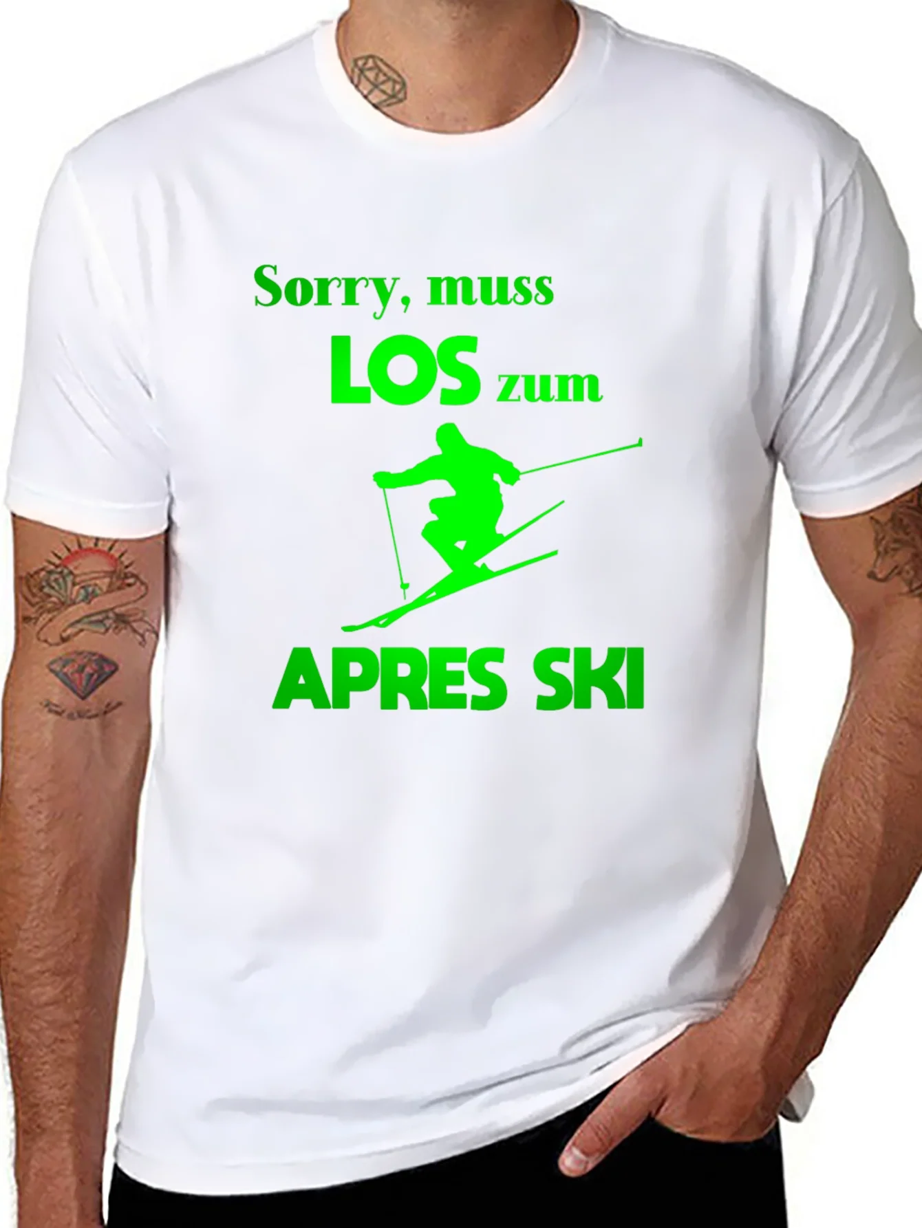 Apres Ski Skiing T-Shirt - Sorry Muss Los