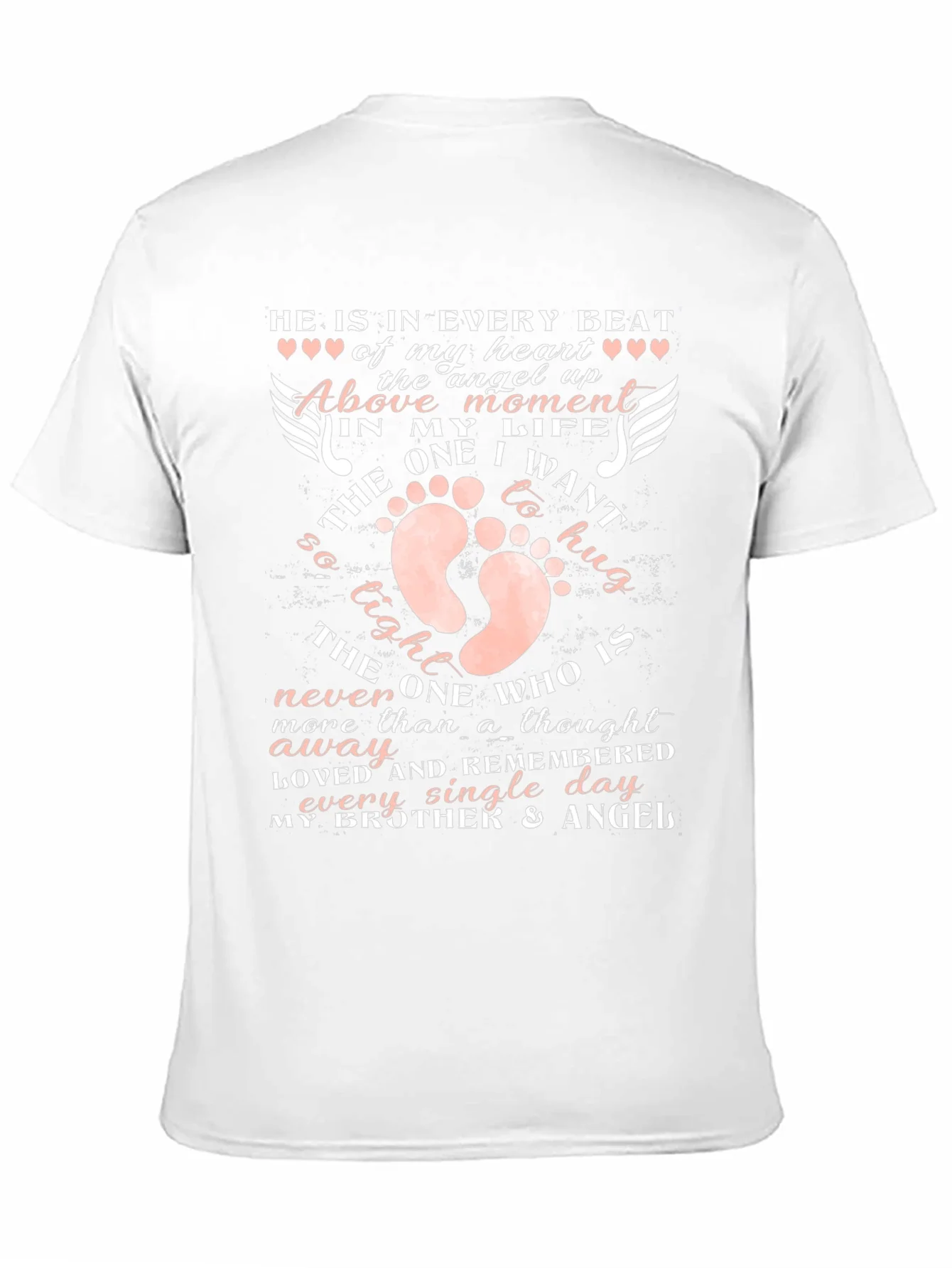 Brother Angel Memorial T-Shirt Heartfelt Remembrance