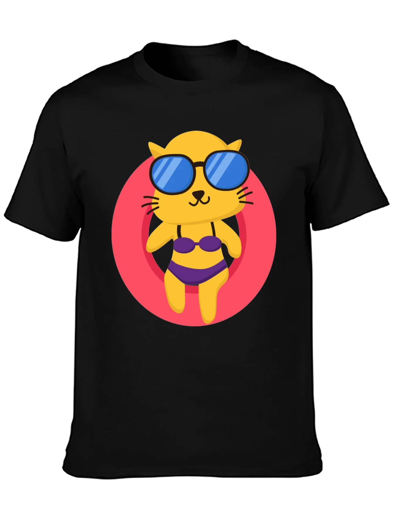 Cat in Bikini T-Shirt