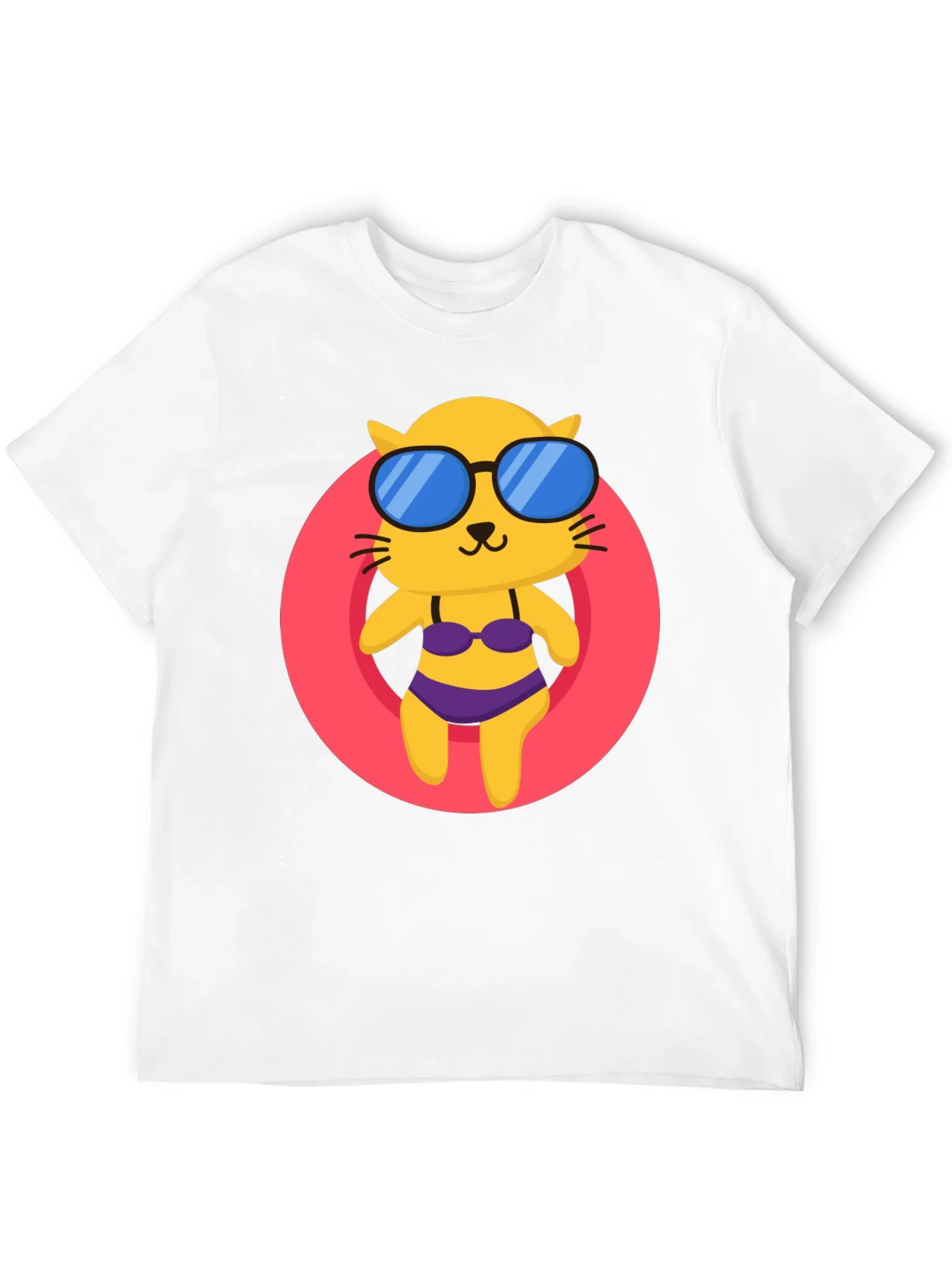 Cat in Bikini T-Shirt