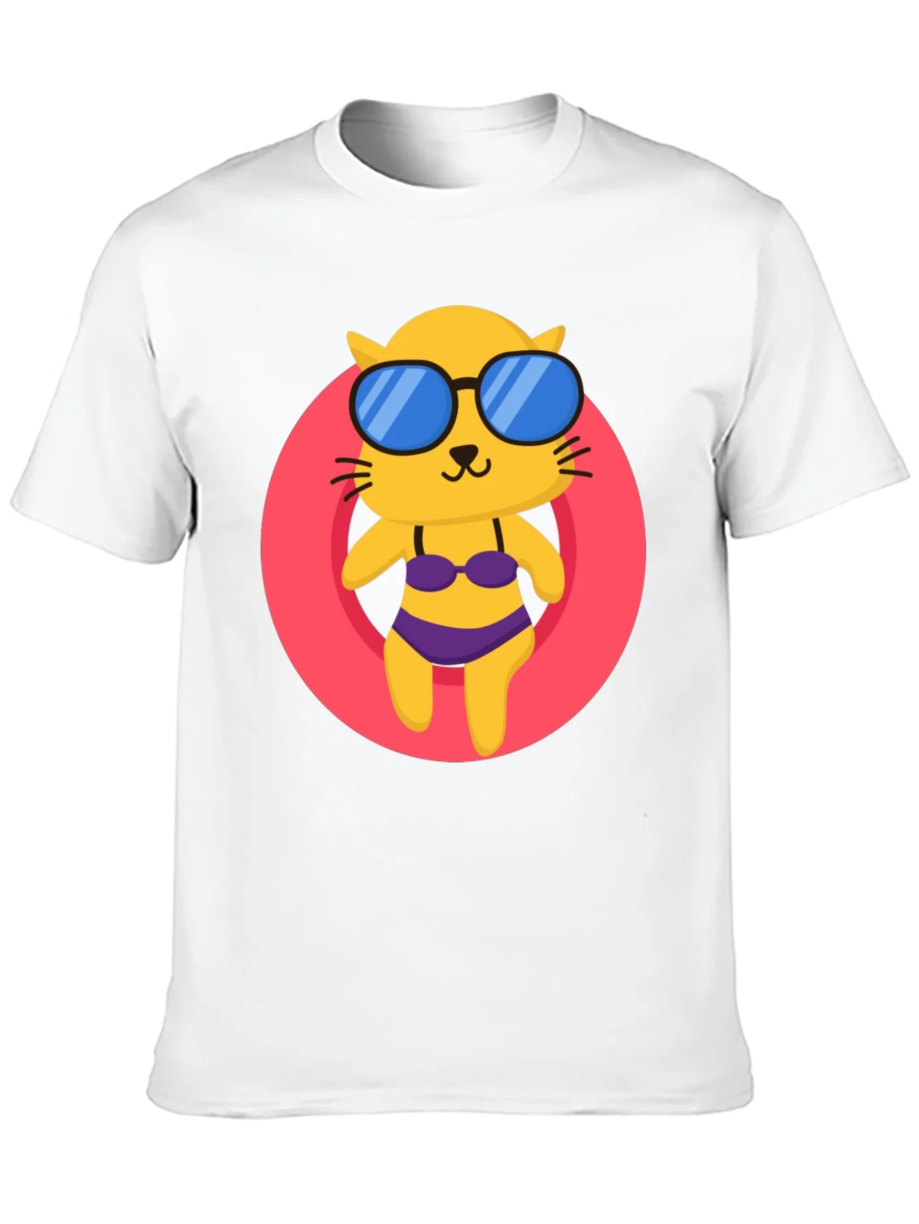 Cat in Bikini T-Shirt
