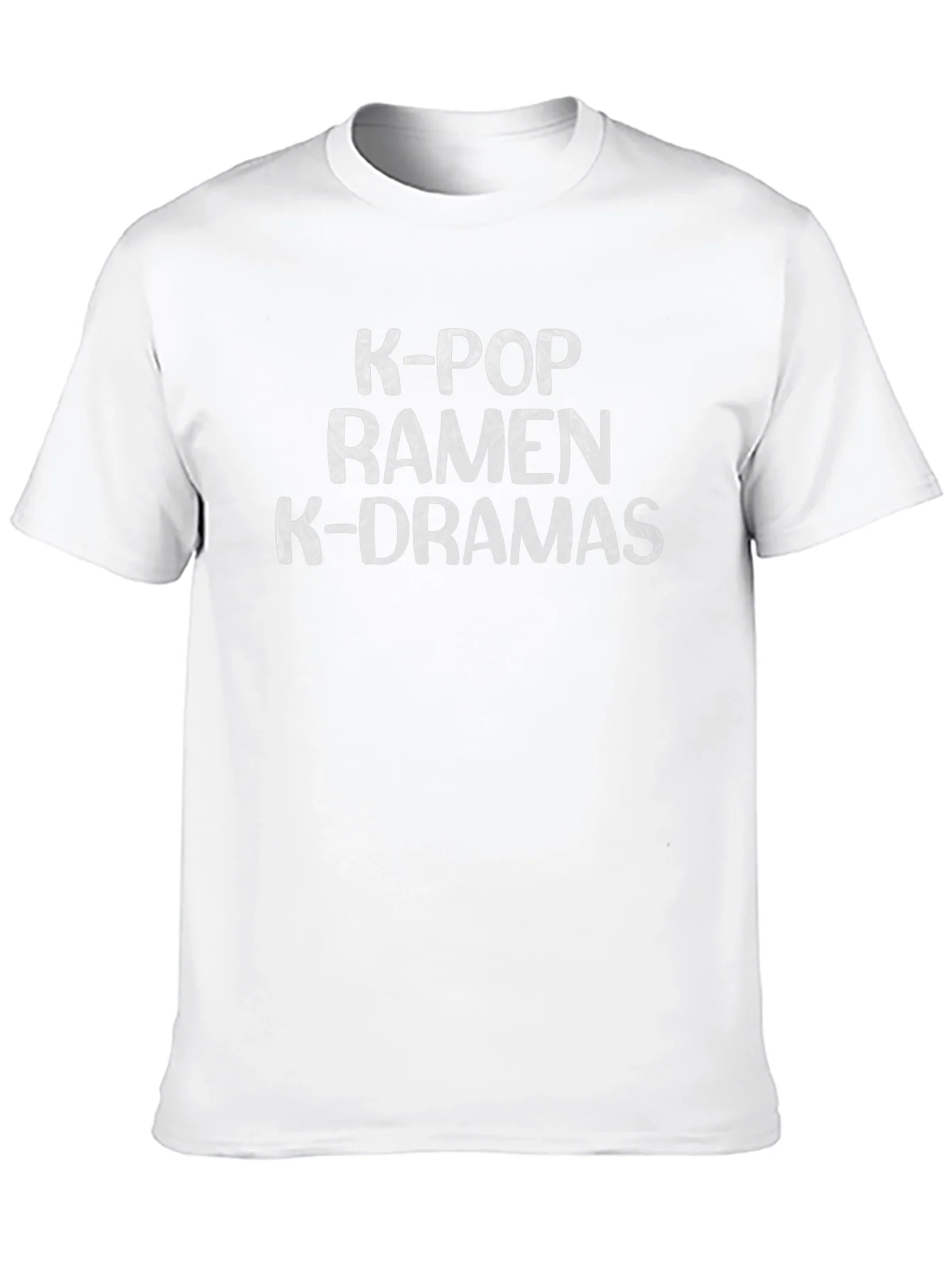 K-POP Ramen K-Dramas Black T-Shirt