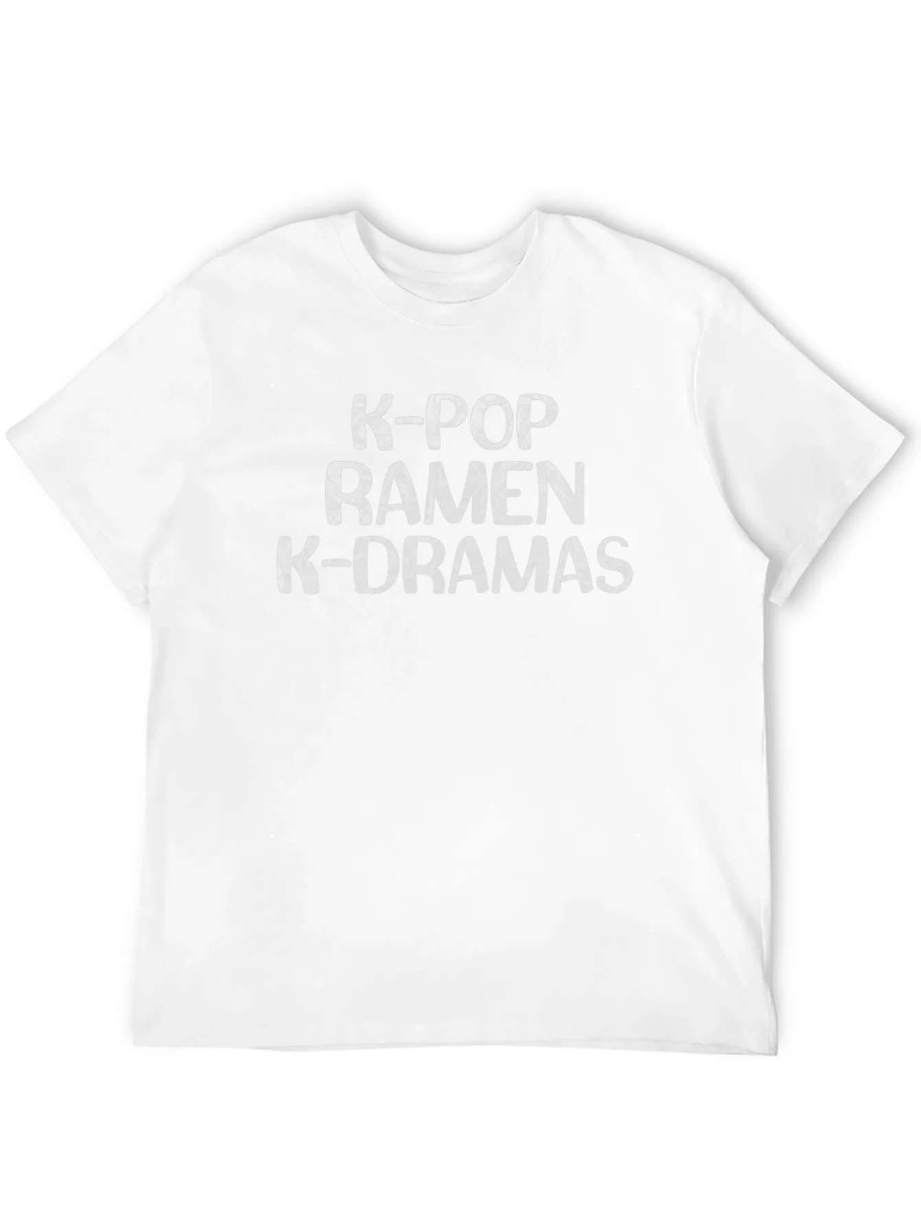 K-POP Ramen K-Dramas Black T-Shirt