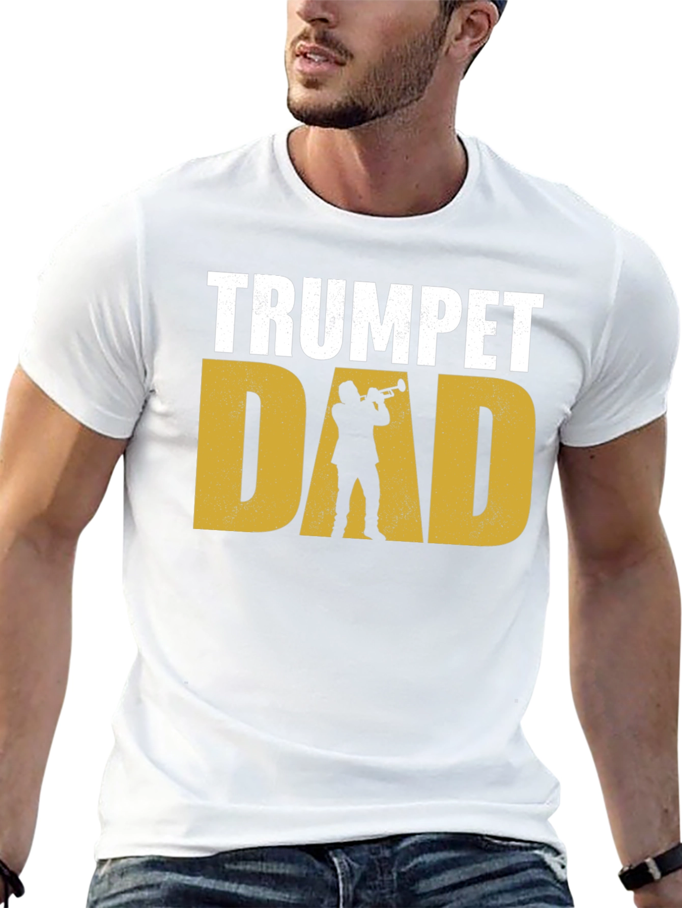 Trumpet Dad T-Shirt - Musician Fathers Day Tee