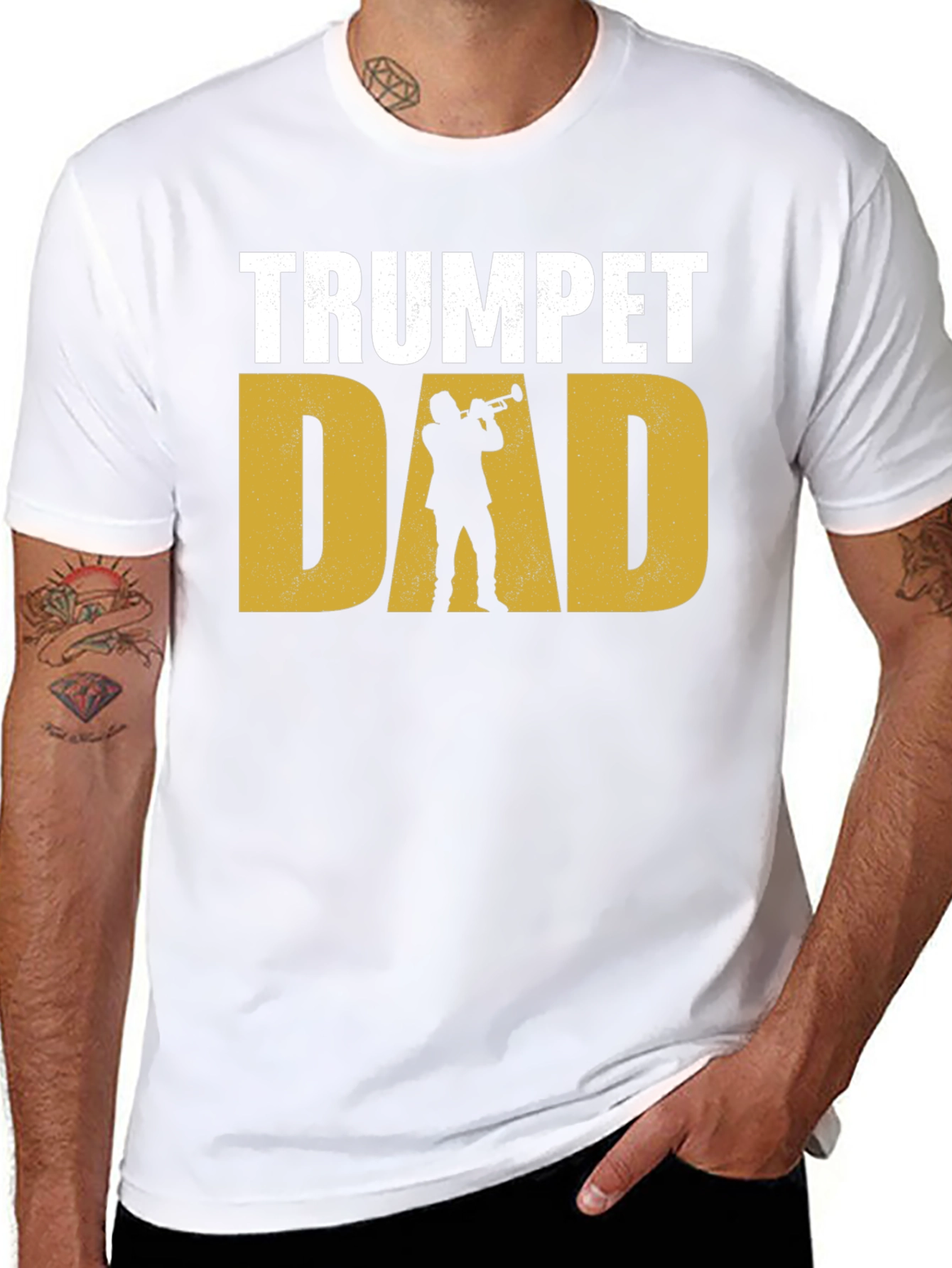 Trumpet Dad T-Shirt - Musician Fathers Day Tee