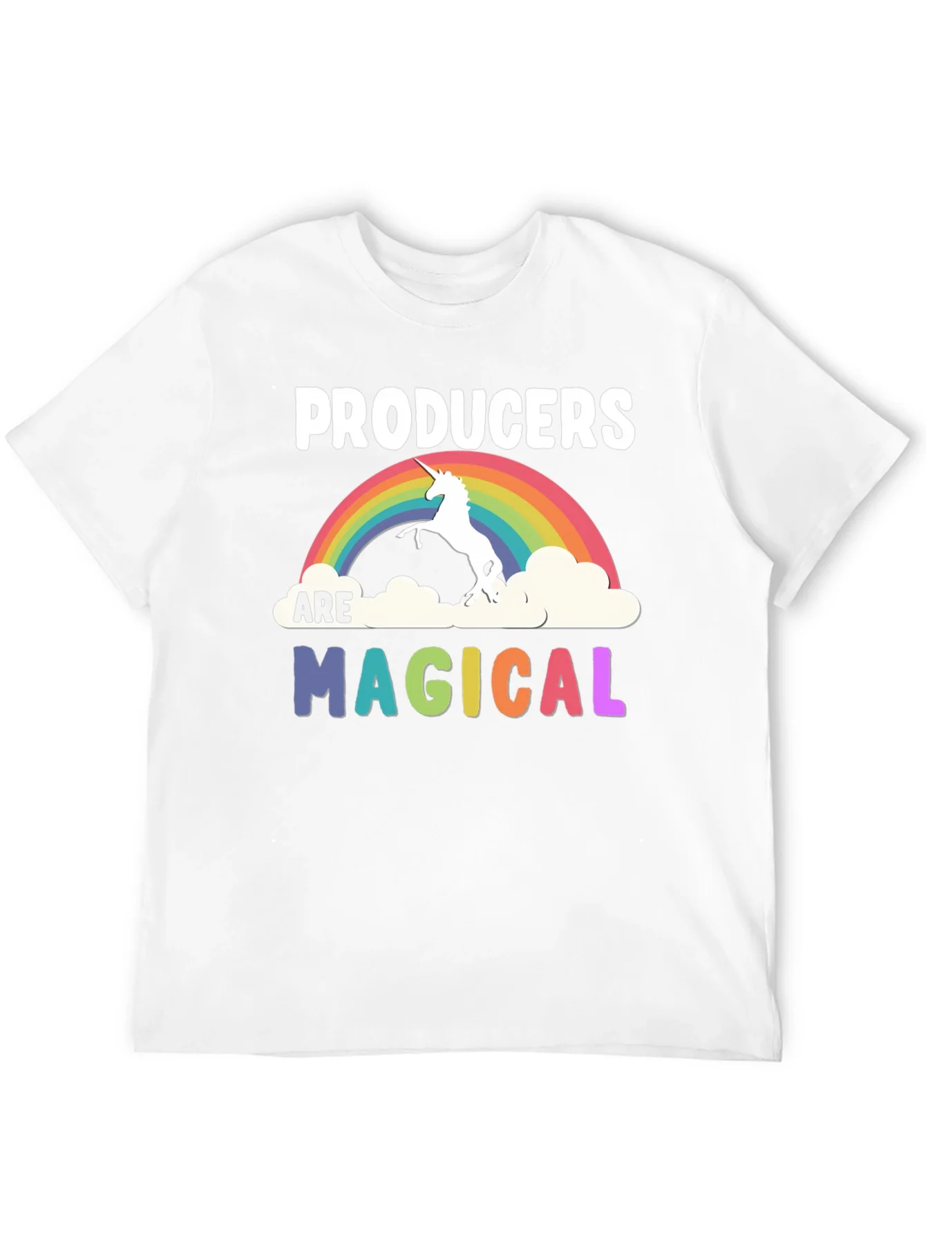 Producers Are Magical Unicorn Rainbow T-Shirt
