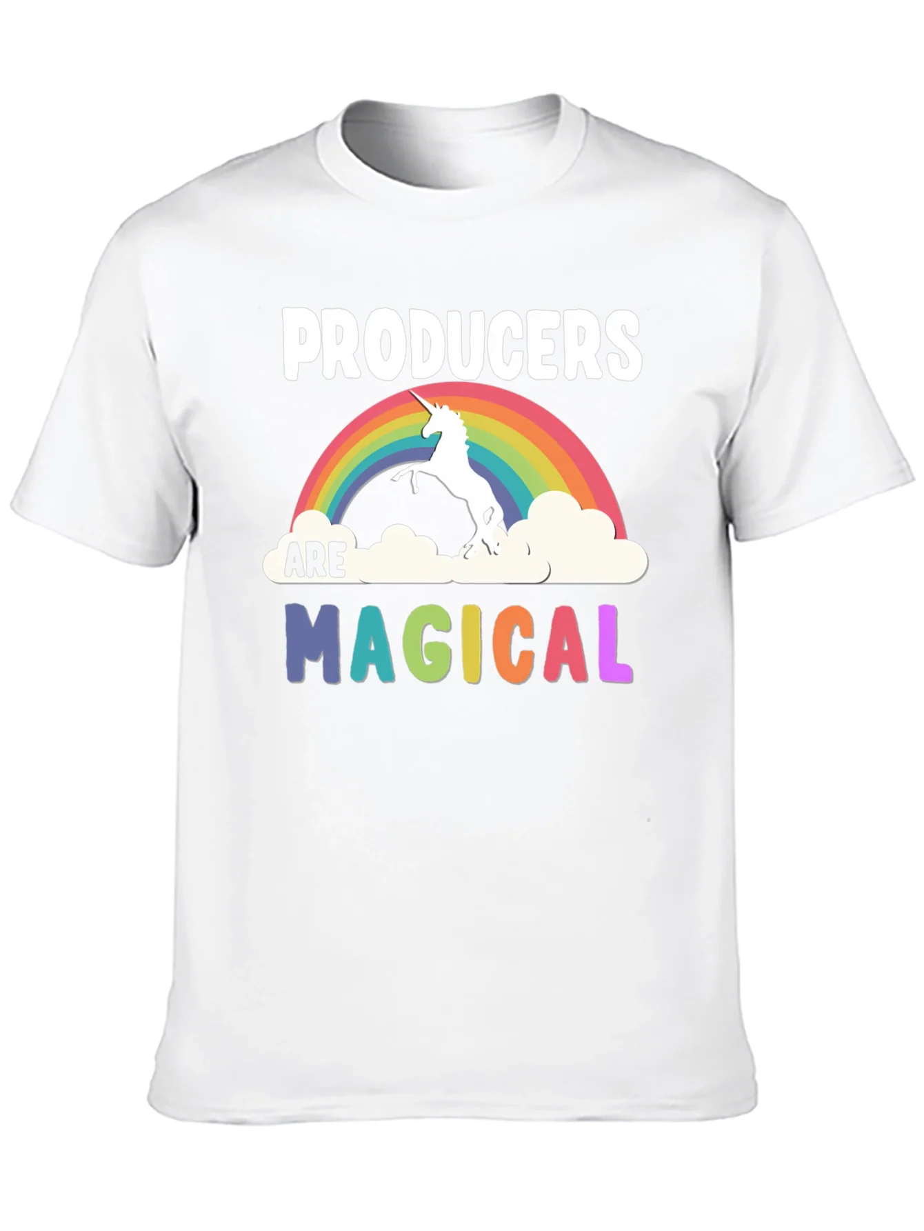 Producers Are Magical Unicorn Rainbow T-Shirt