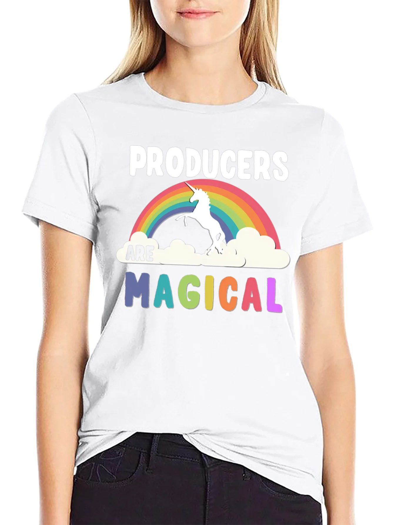 Producers Are Magical Unicorn Rainbow T-Shirt