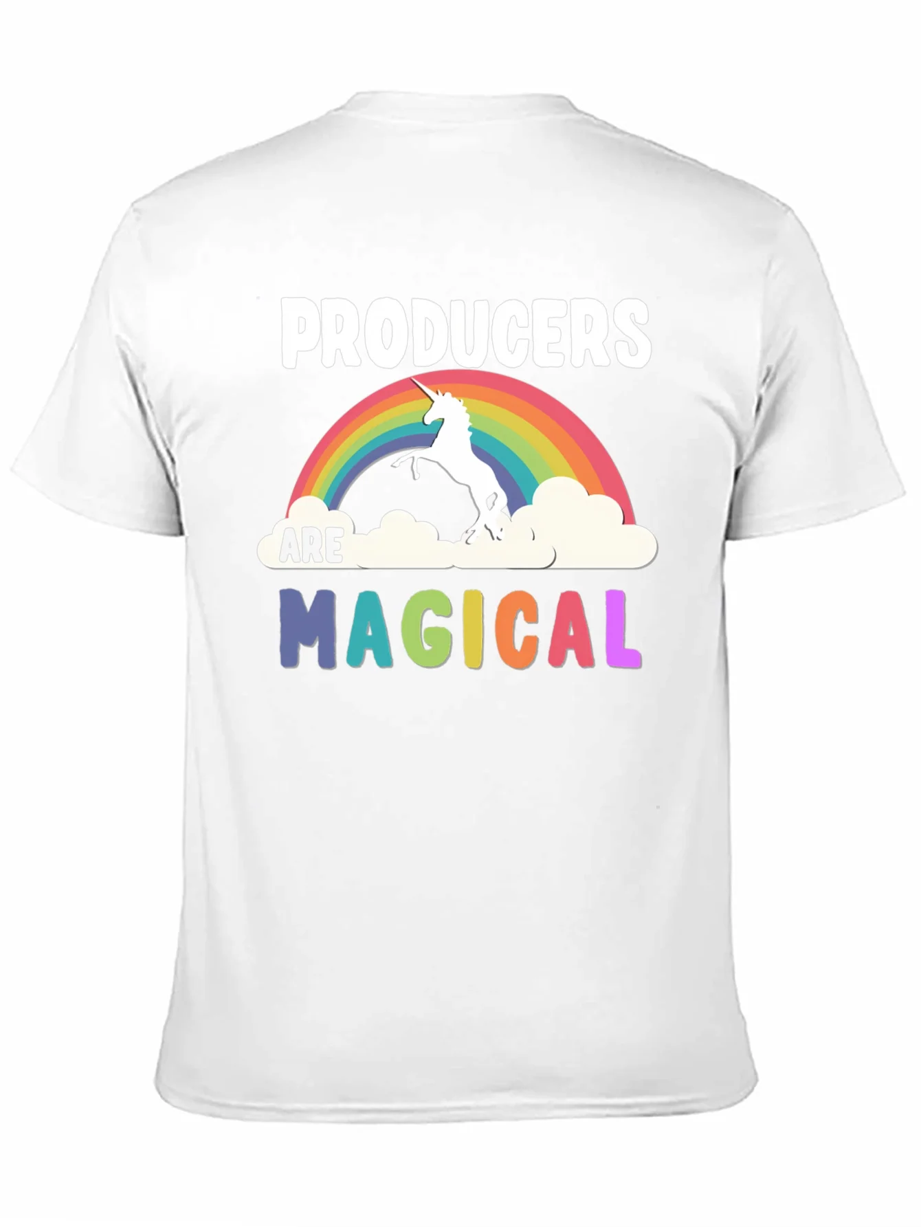 Producers Are Magical Unicorn Rainbow T-Shirt
