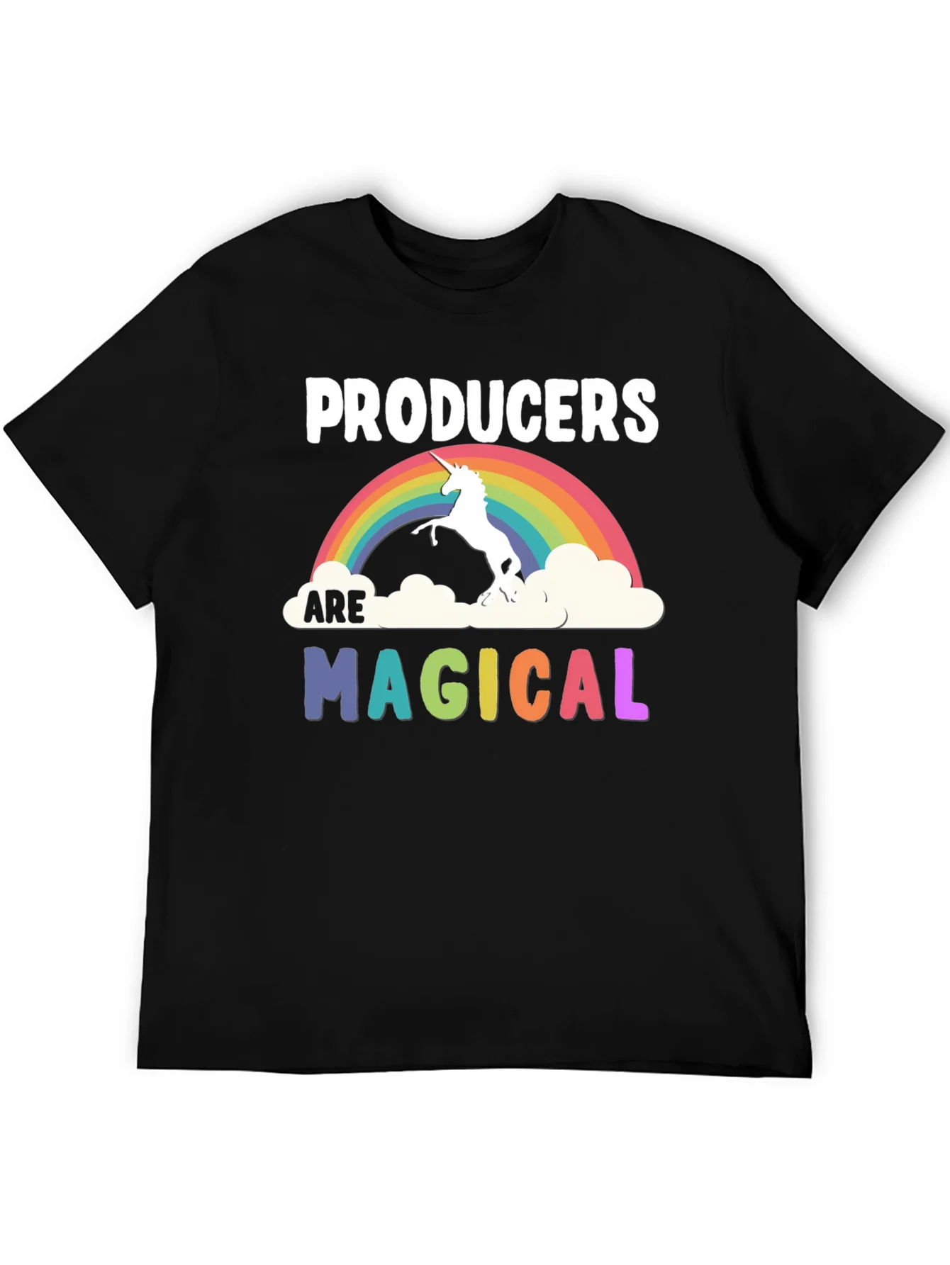 Producers Are Magical Unicorn Rainbow T-Shirt