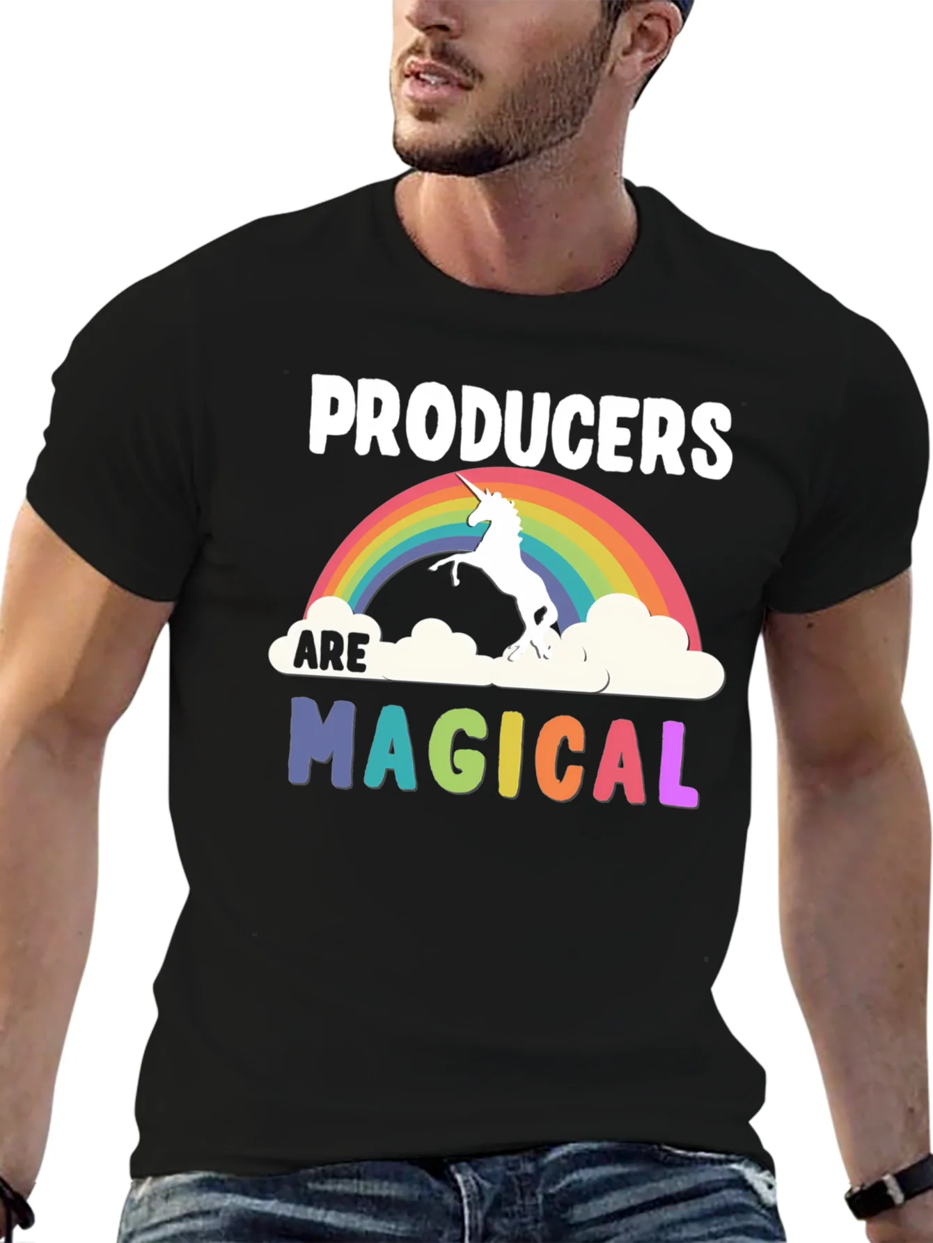 Producers Are Magical Unicorn Rainbow T-Shirt