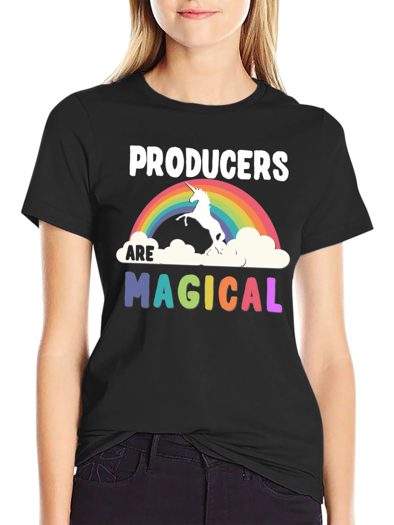 Producers Are Magical Unicorn Rainbow T-Shirt