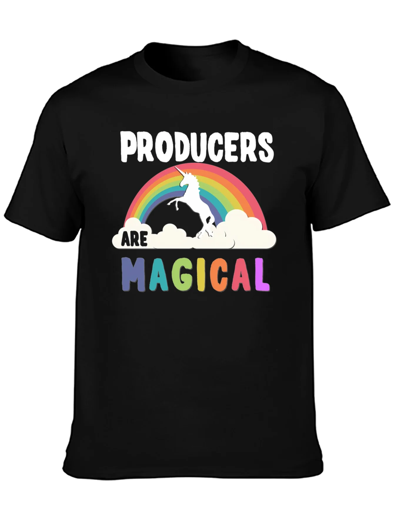 Producers Are Magical Unicorn Rainbow T-Shirt