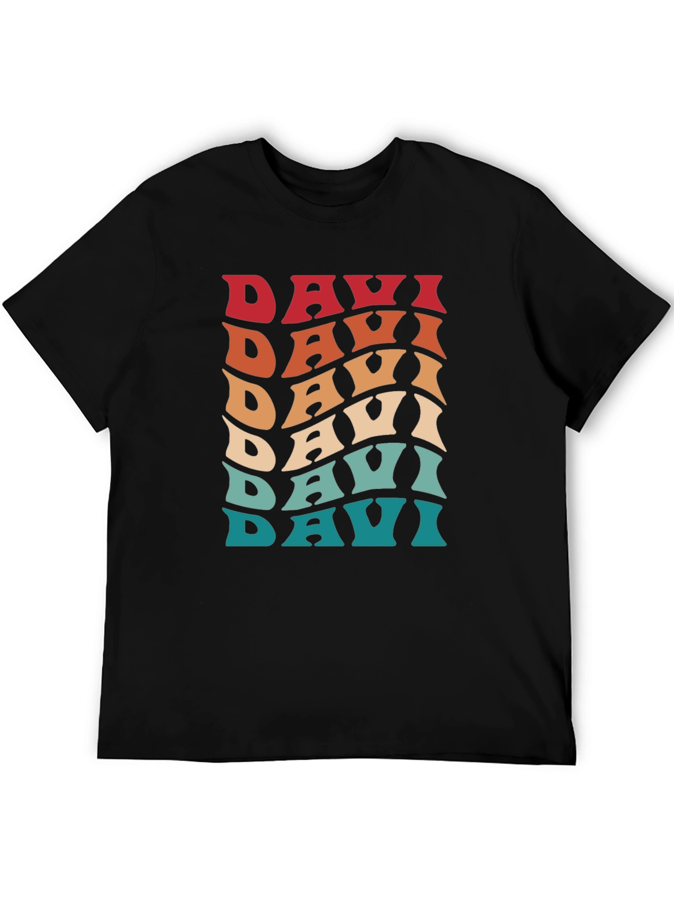 Retro Davi Wave T-Shirt - Cool 70s Style