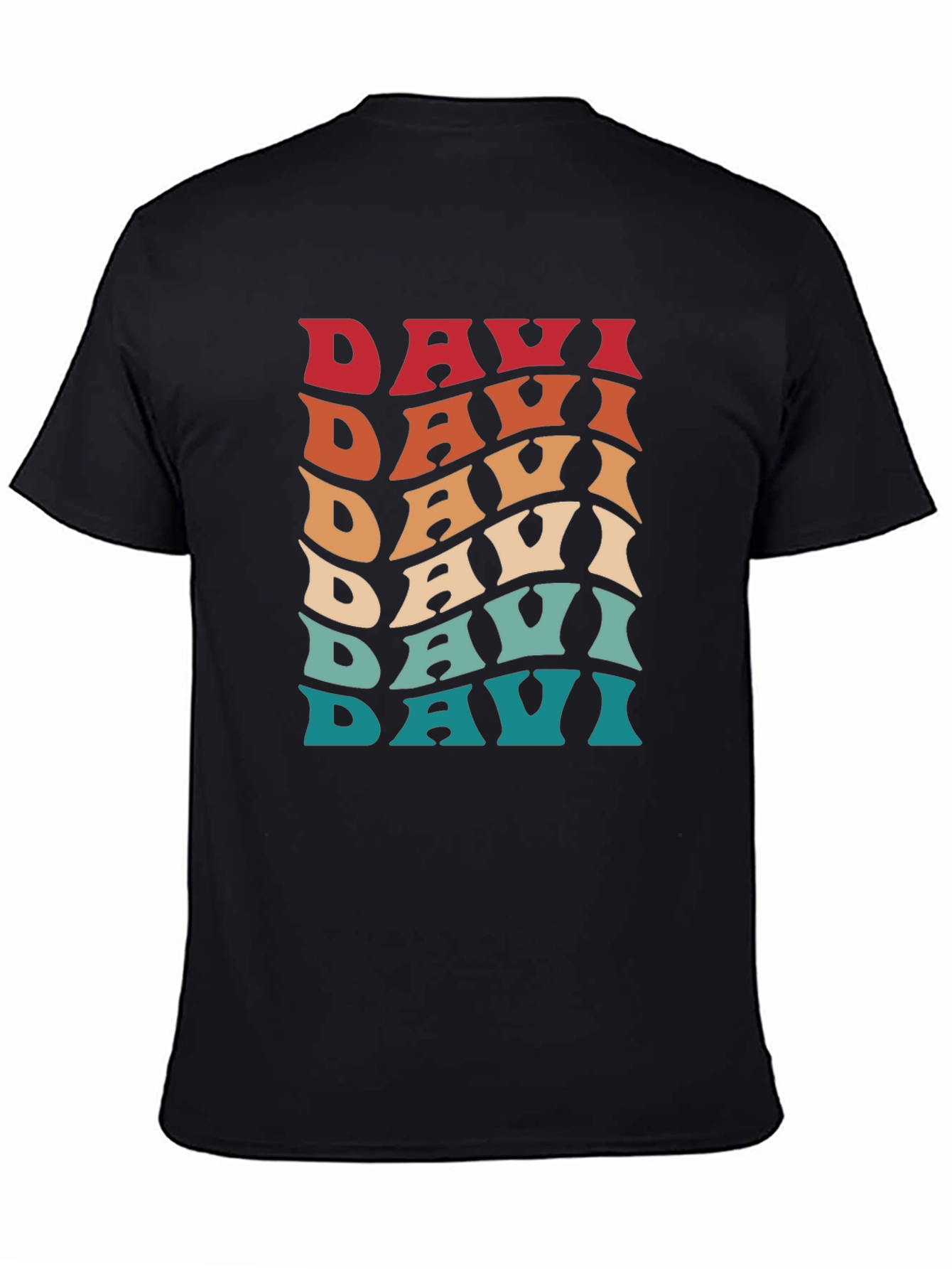 Retro Davi Wave T-Shirt - Cool 70s Style
