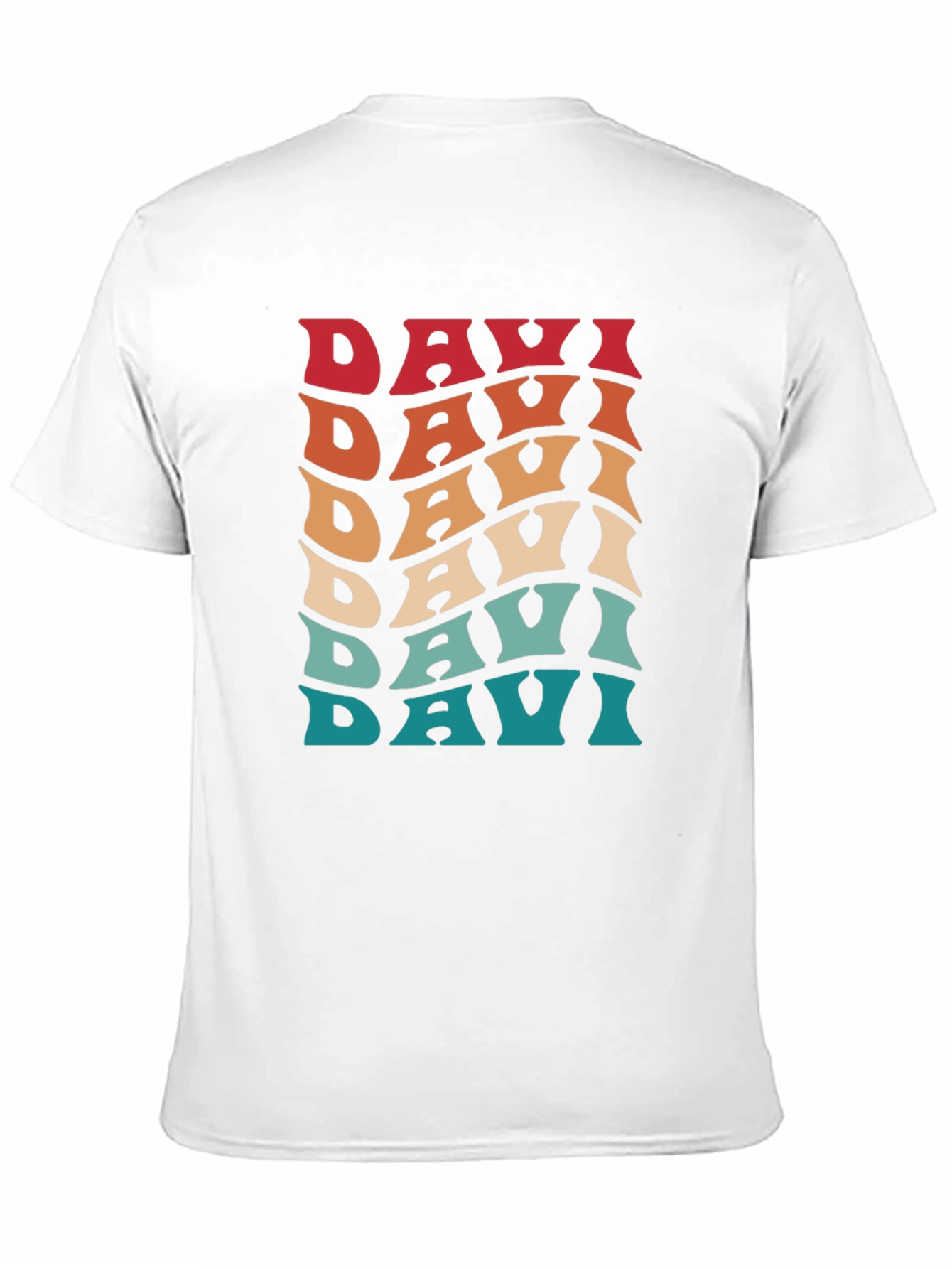 Retro Davi Wave T-Shirt - Cool 70s Style