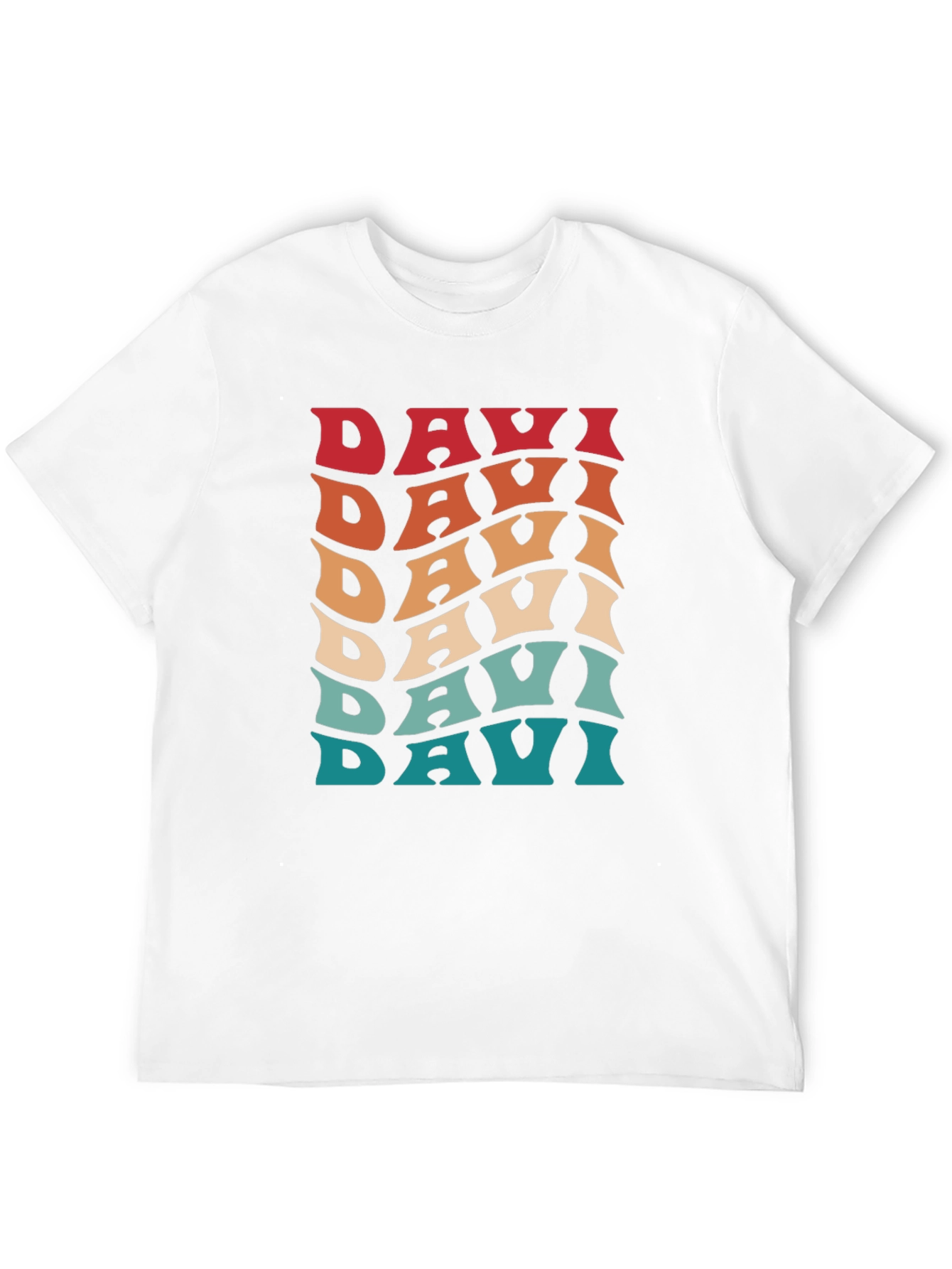 Retro Davi Wave T-Shirt - Cool 70s Style