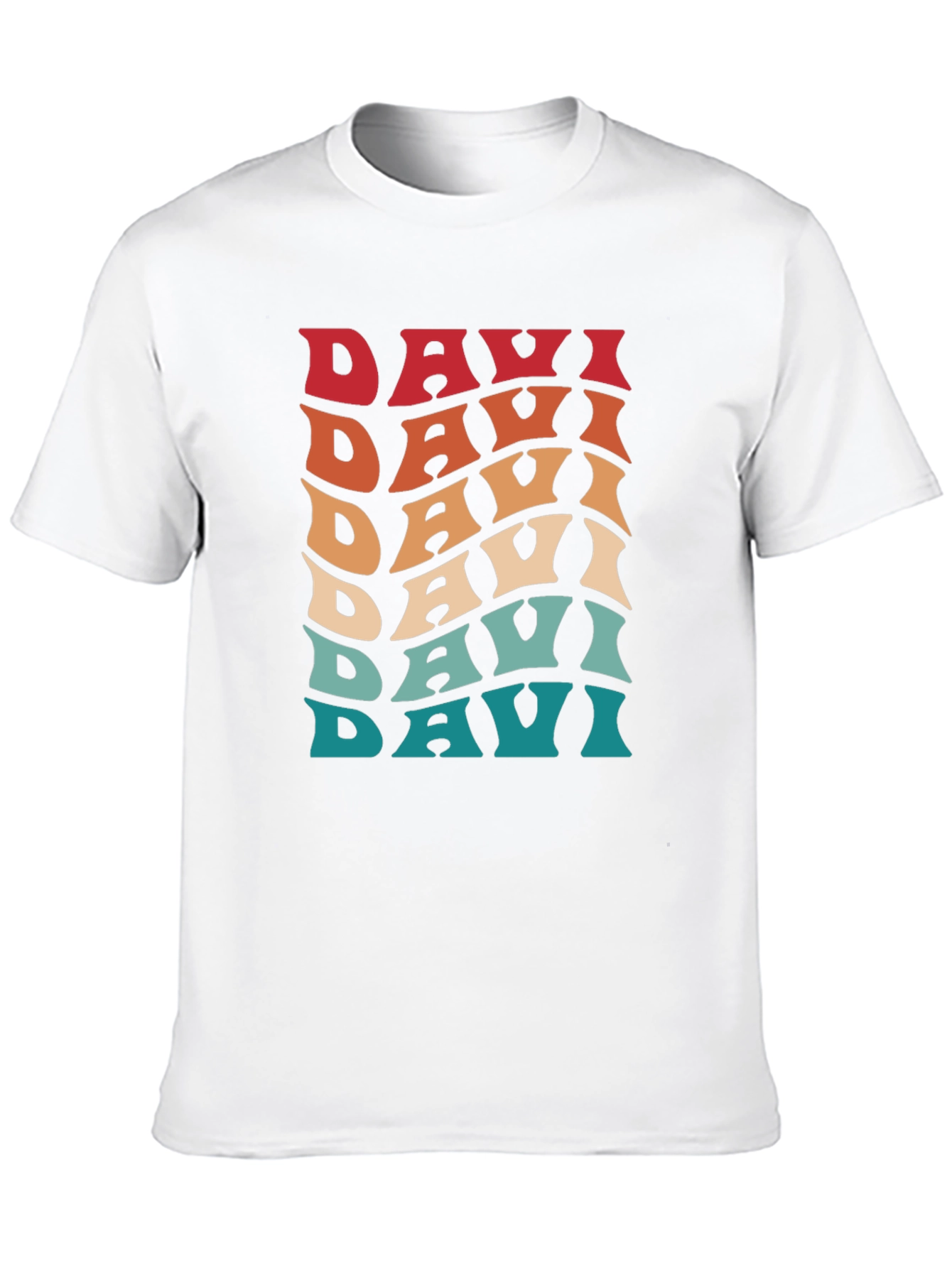 Retro Davi Wave T-Shirt - Cool 70s Style
