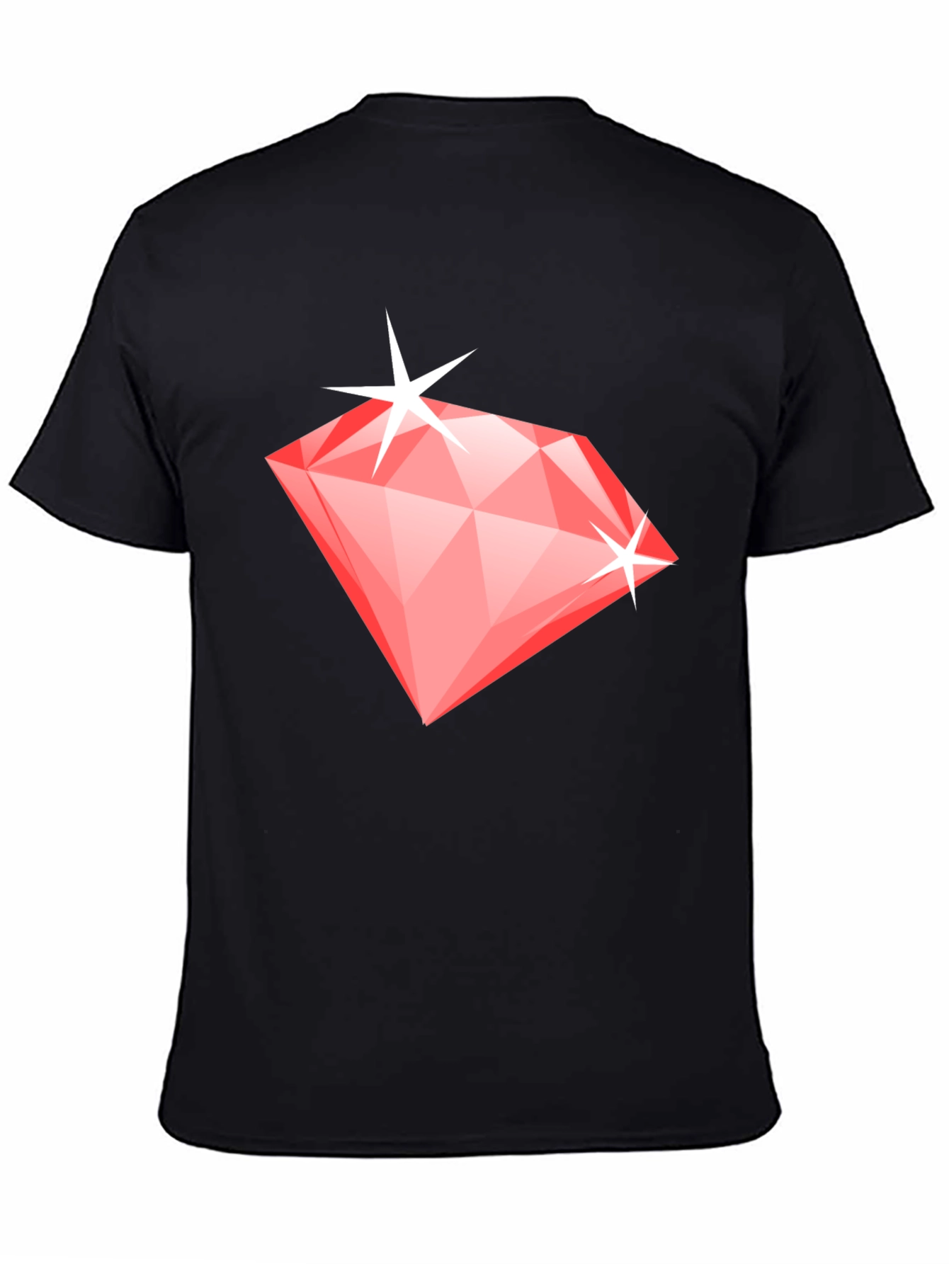Diamond Graphic Black T-Shirt