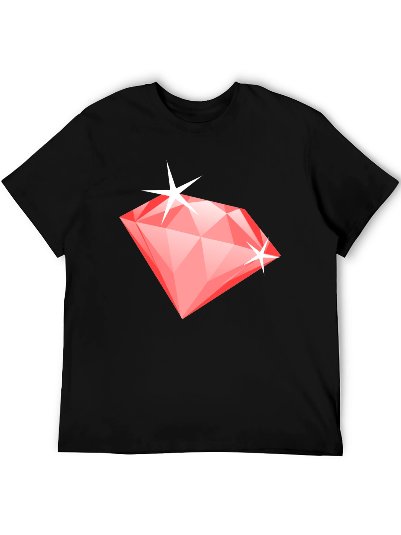Diamond Graphic Black T-Shirt