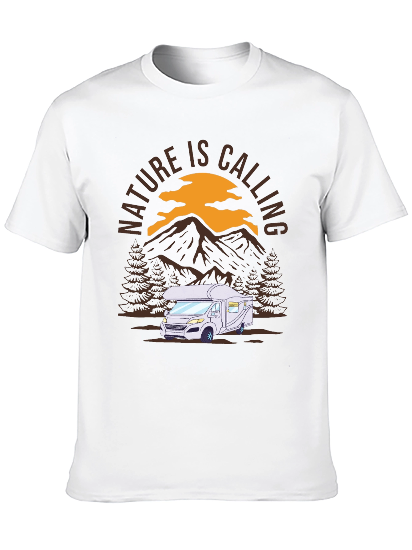 Nature is Calling T-Shirt - RV Camper Adventure Tee